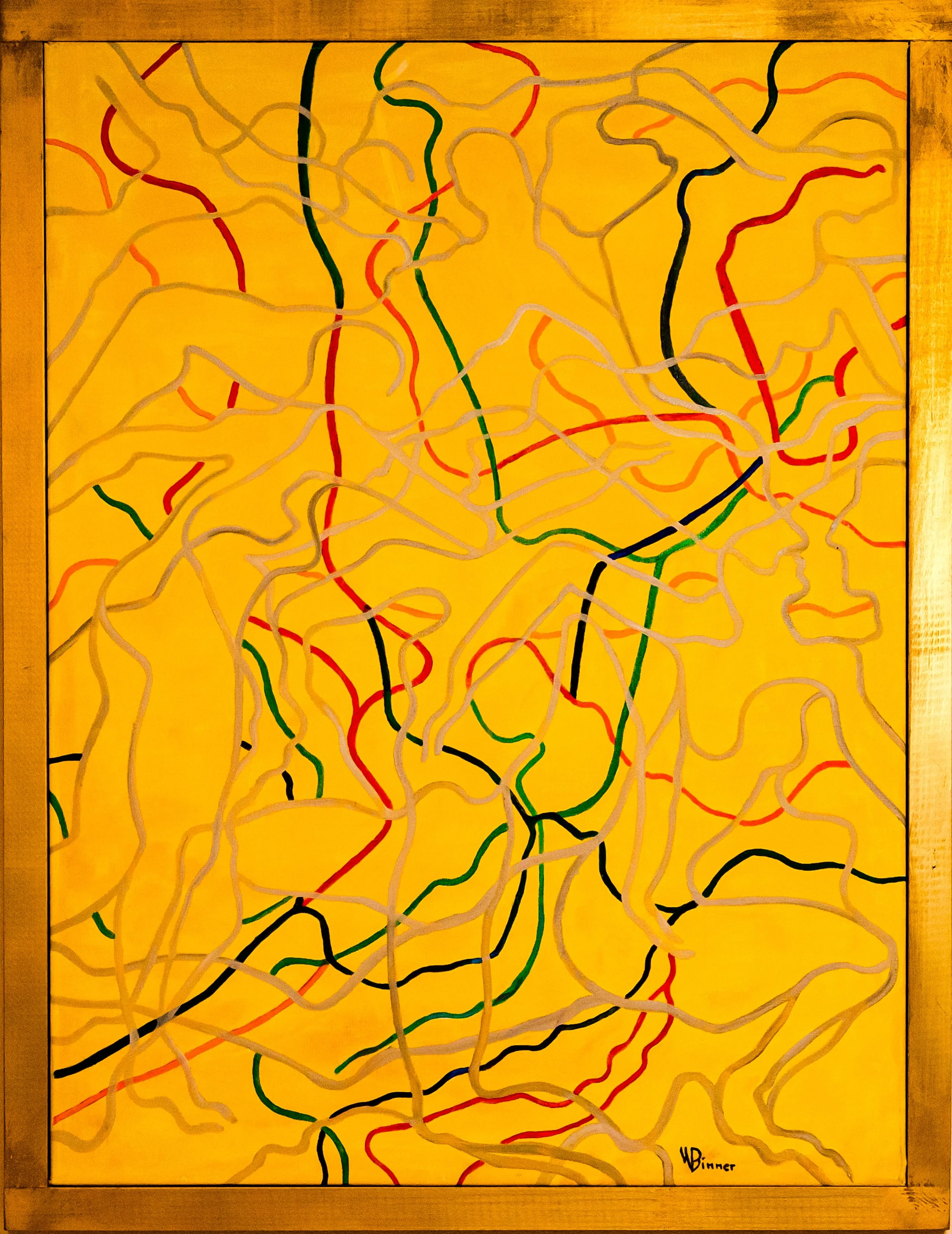 YOGA - Oil on Canvas: 40" X 30"