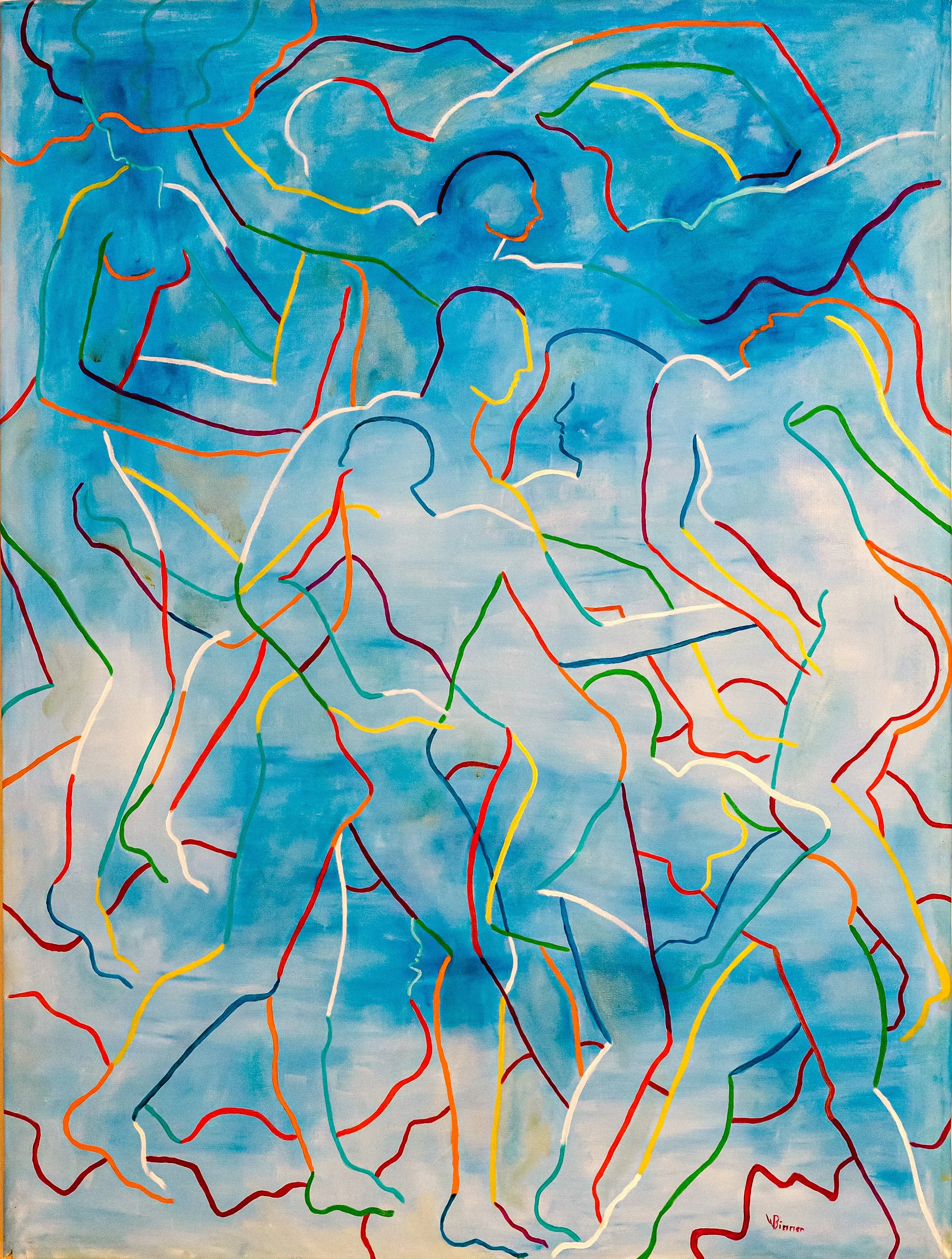 THE GYM - Oil on Canvas: 48" X 36"