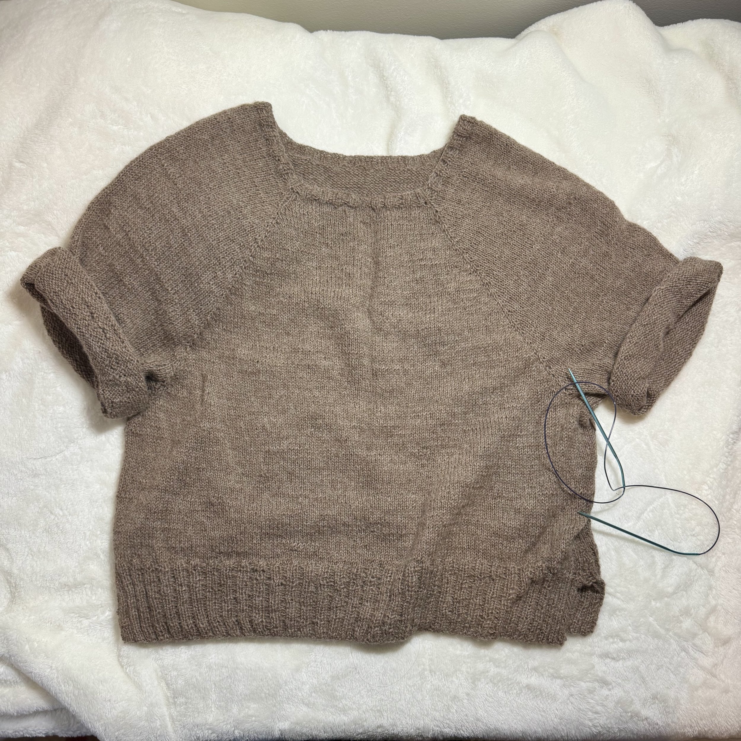 a lightweight alpaca tee