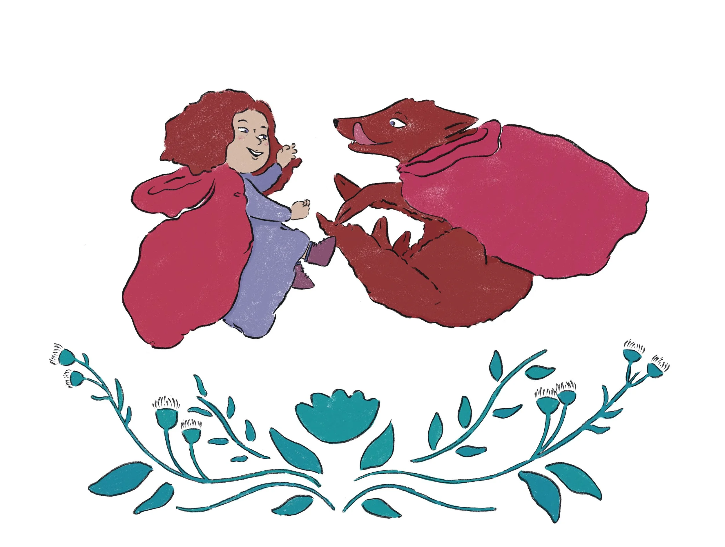 Sienna human and wolf