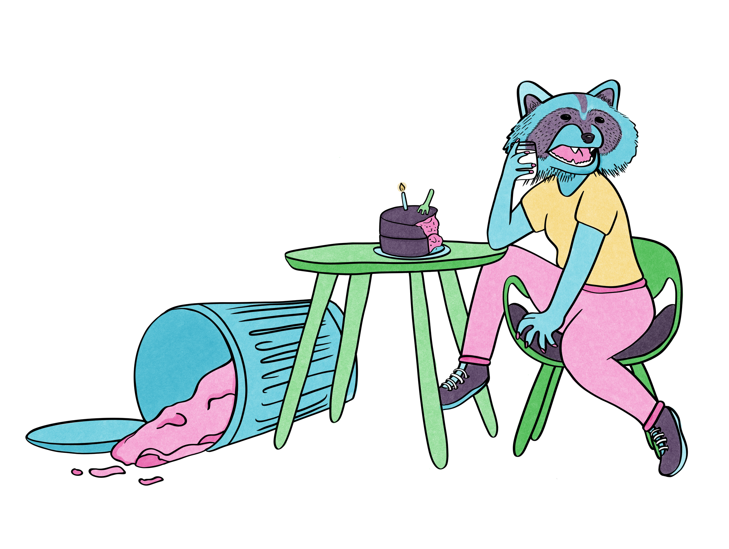 How a 40 Year Old is Like a Raccoon