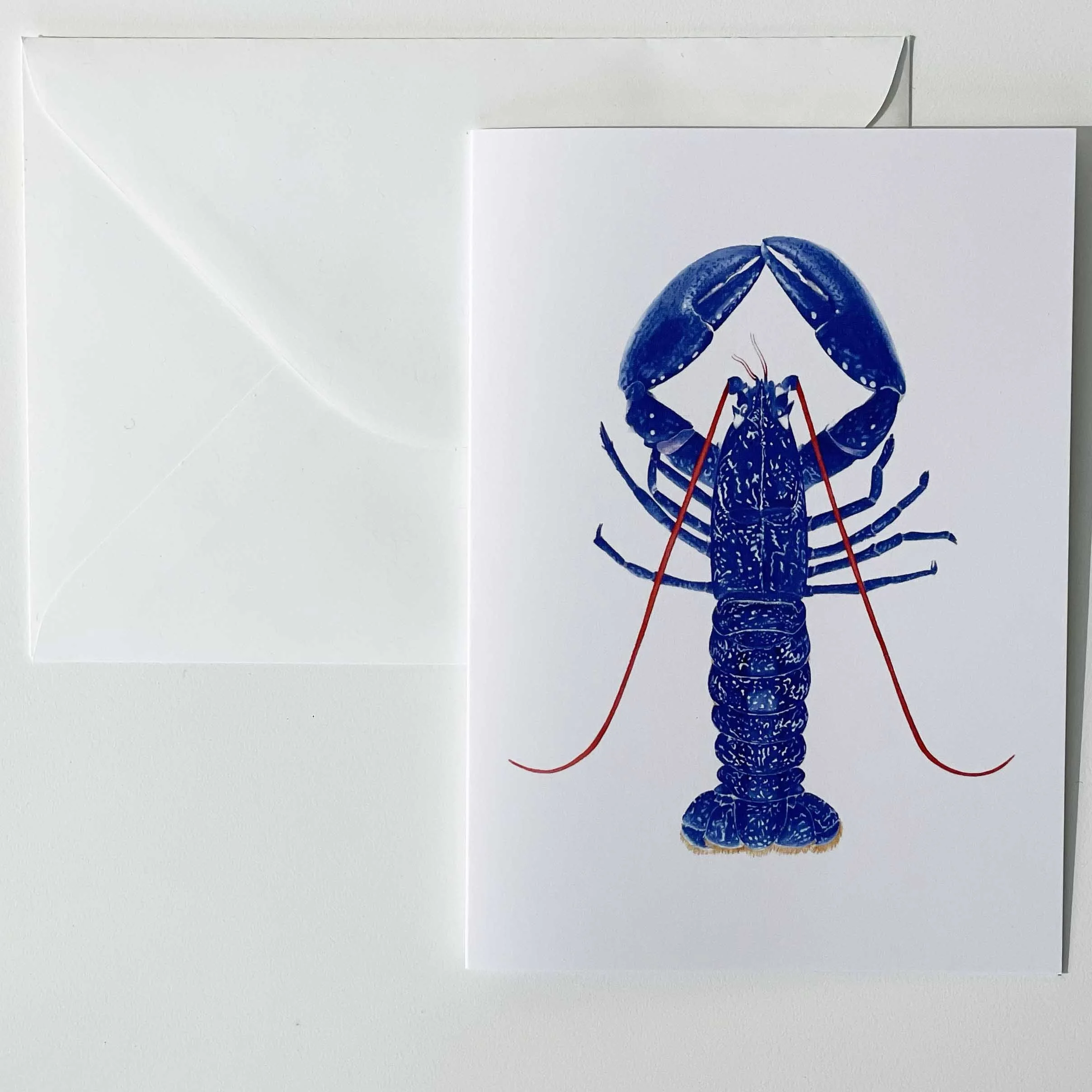 Greeting Card - Blue Lobster