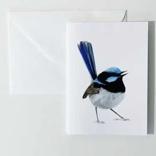 Greeting Card/Portrait - Superb Fairy-wren