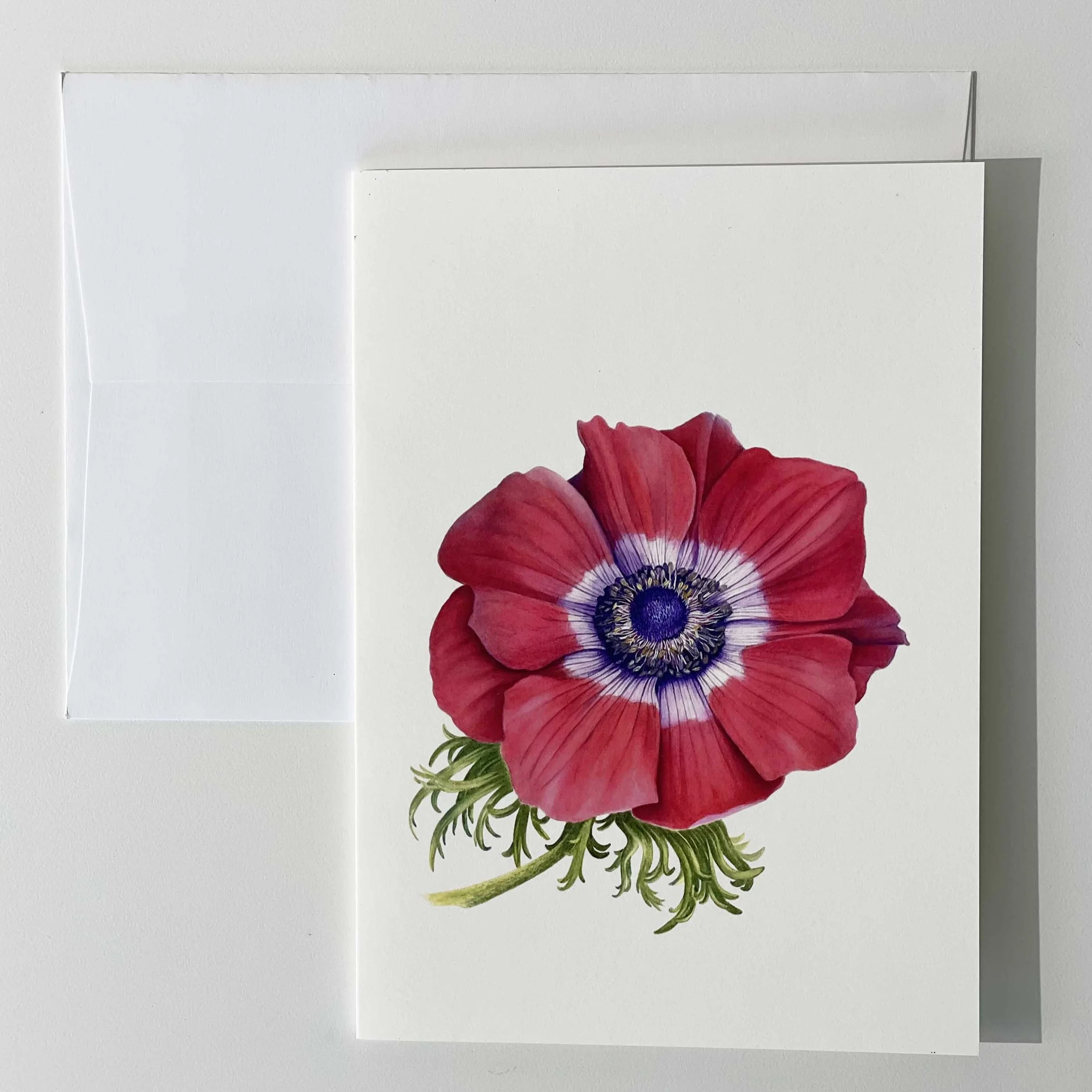 Fine Art Card - Mistral Anemone