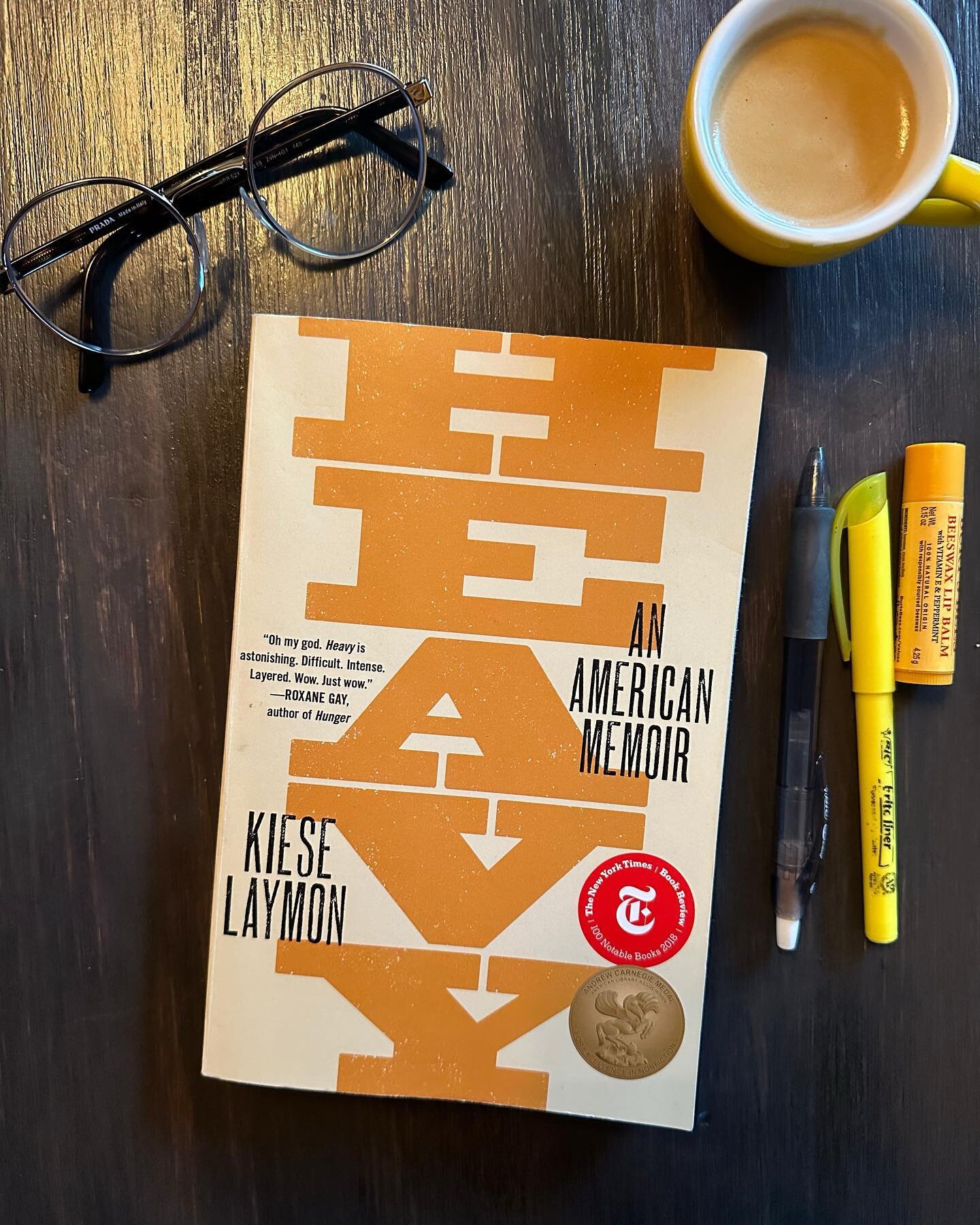 Heavy: An American Memoir by Kiese Laymon &mdash; this memoir is extraordinary. Part confessional, part societal critique, wholly masterful writing. I have nothing else to say about this book other than it&rsquo;s a work of genius. It doesn&rsquo;t m