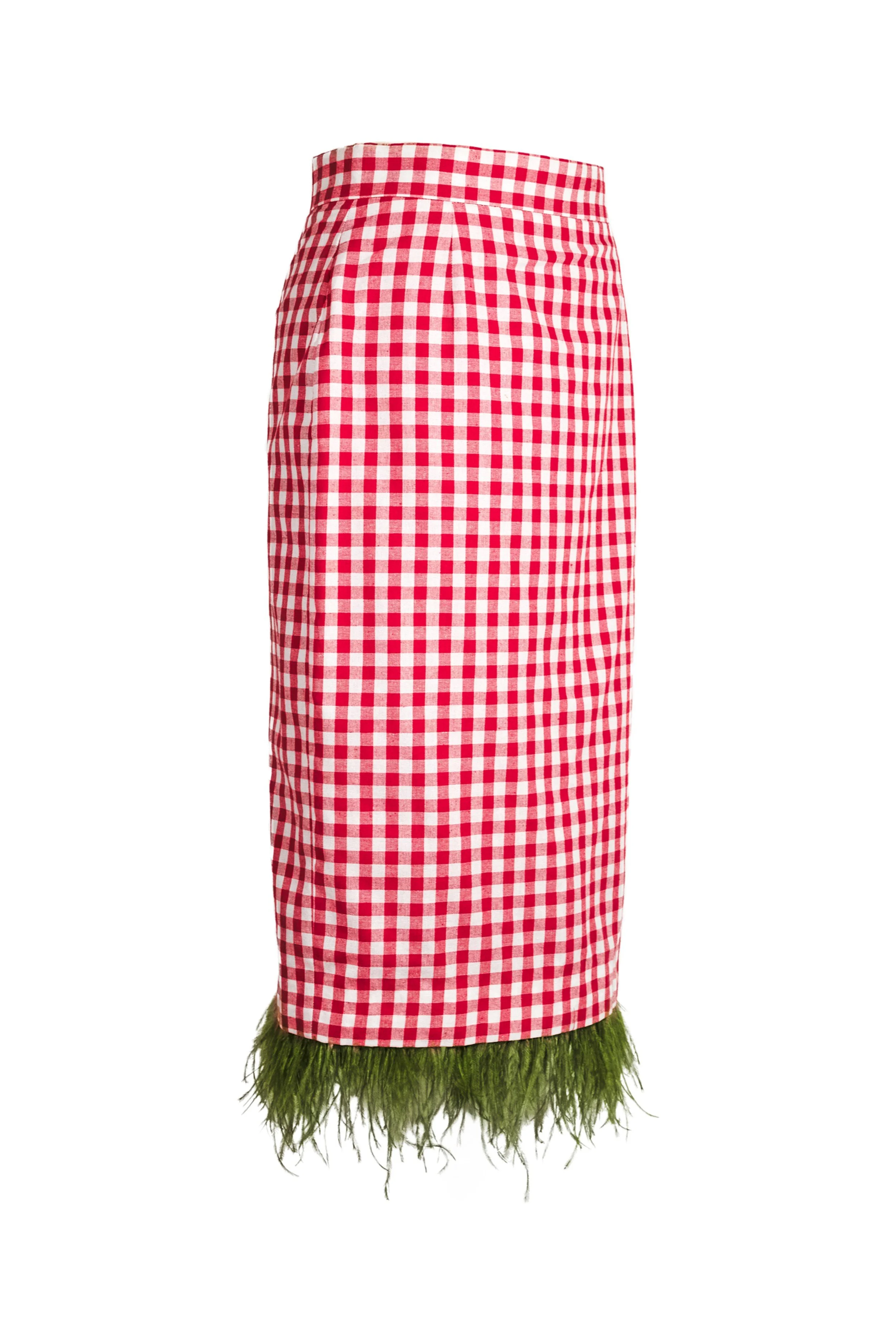 Skirt “Italian Table served with Basilico”