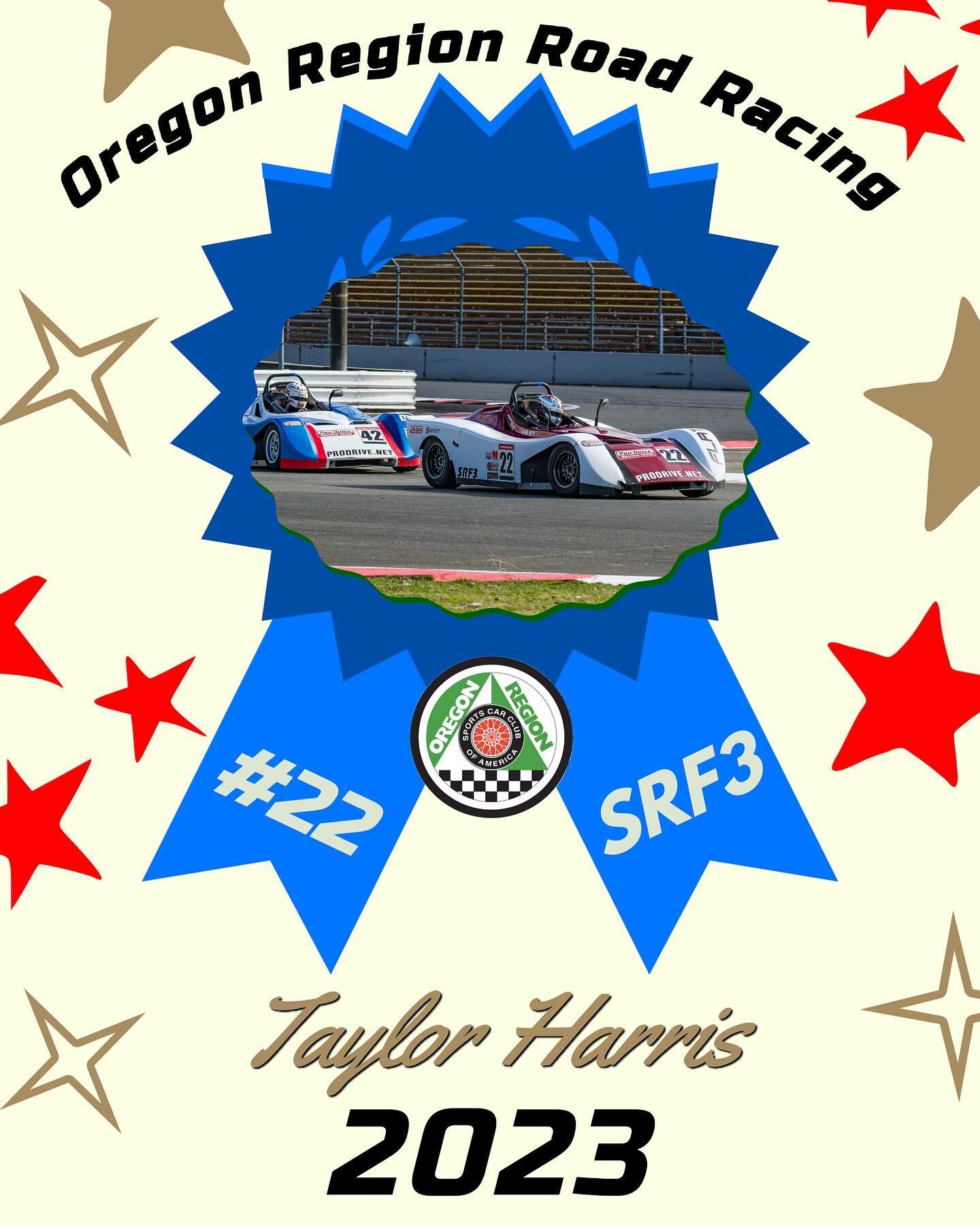 Three Oregon Region SCCA Champions crowned in 2023! 🏆Congratulations to @taylor_harris_racing for SRF3, @madi_14kracing for T3, and @jeremykinzer7788 for Spec Miata. A seasons worth of dedication and consistent results to earn this achievement. Well