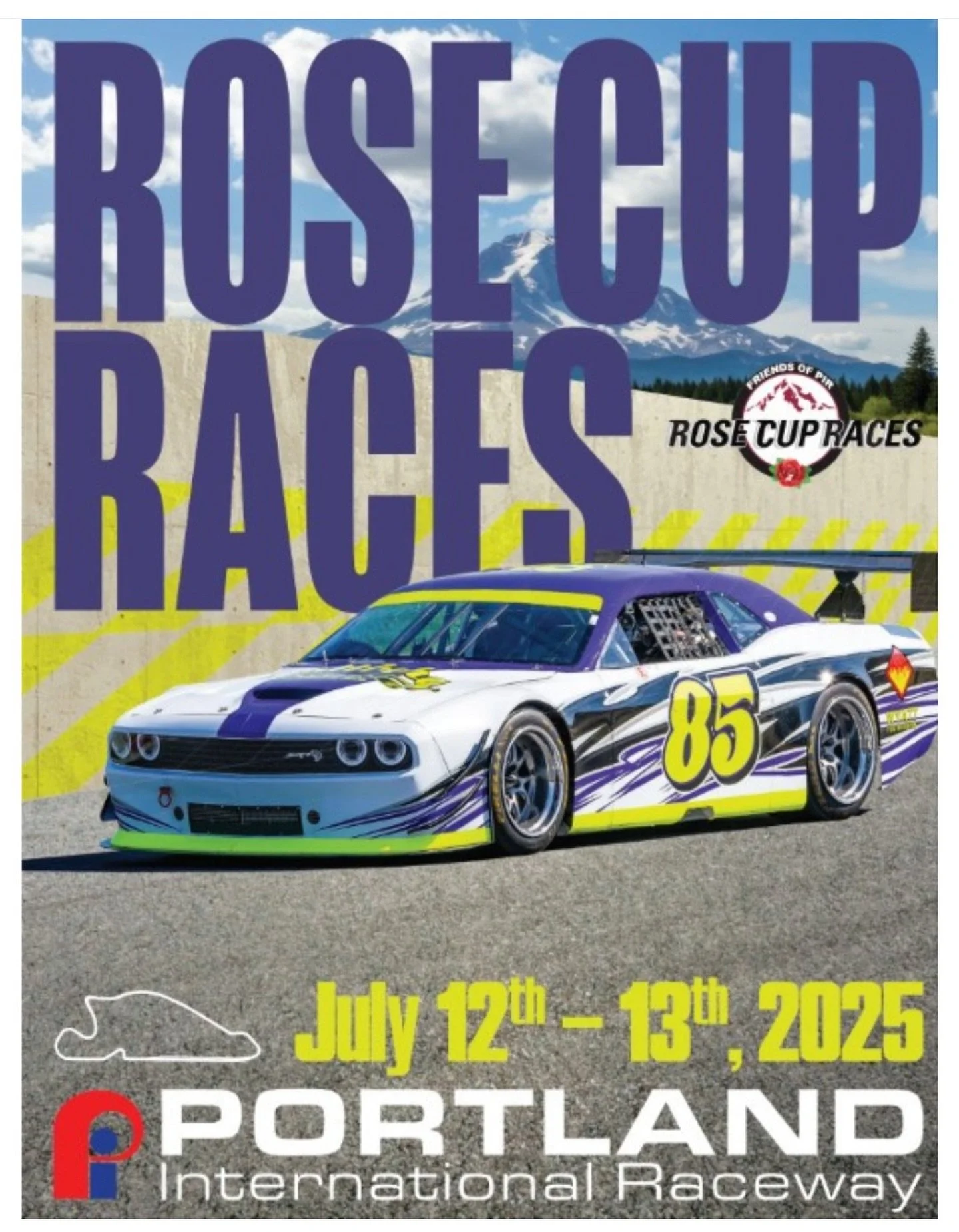 Rose Cup is this weekend! 140 cars from all different classes. Two days of racing action at @portlandinternationalraceway! You don&rsquo;t want to miss it! Tickets are on sale at RoseCup.com