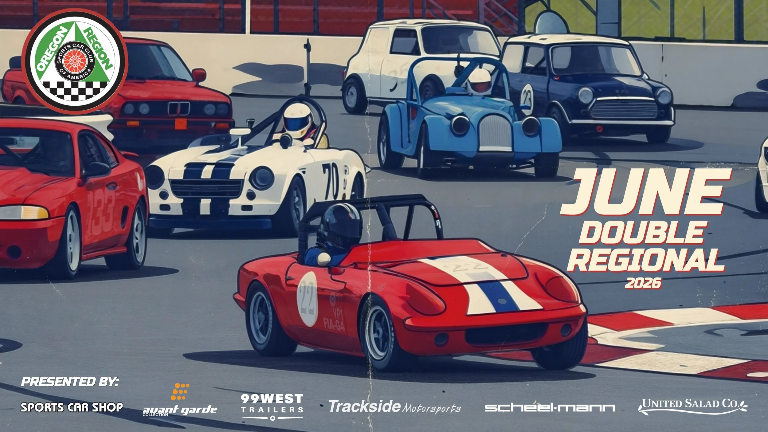 Our single day Double Regional is next up on June 20th! Saturday only, 65 minutes of track time, all for only $425. This will be a perfect day for @rosecupraces testing for those looking to get their cars dialed in before July.

Come join us as a rac