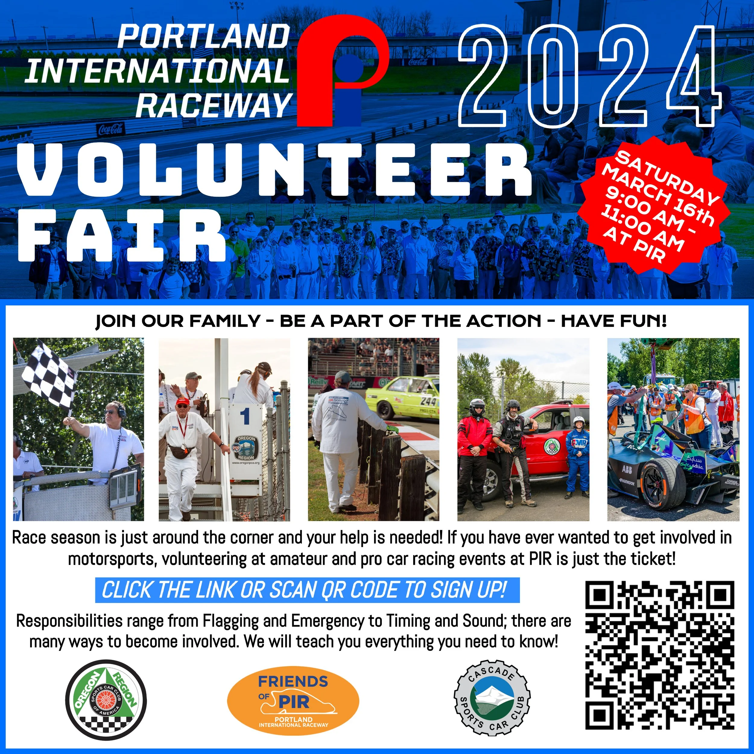 Volunteers — Oregon Region SCCA