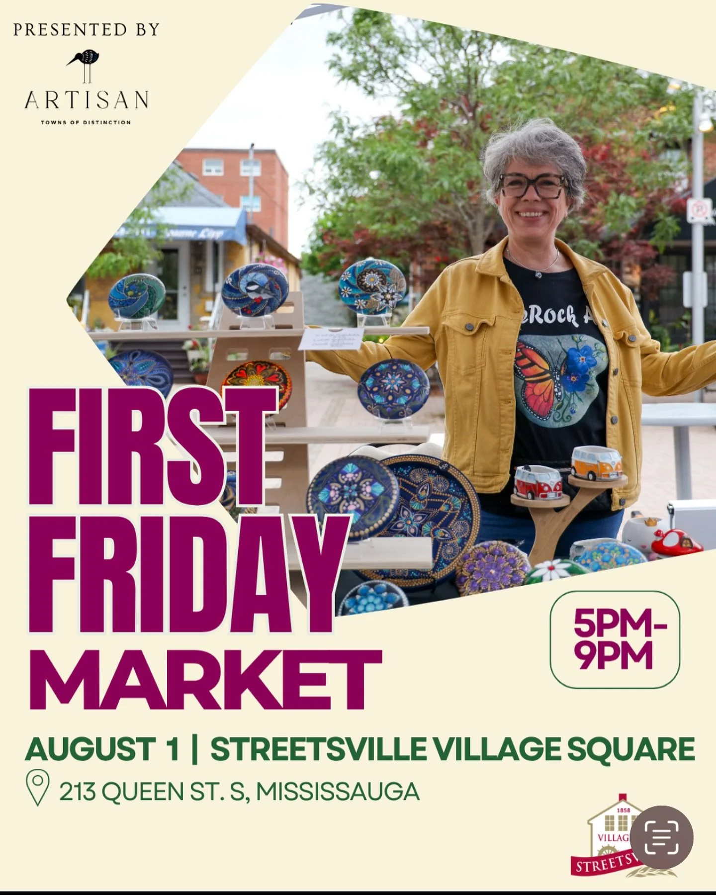 Stop by our table at the Streetsville market next Friday evening from 5-9pm 👀