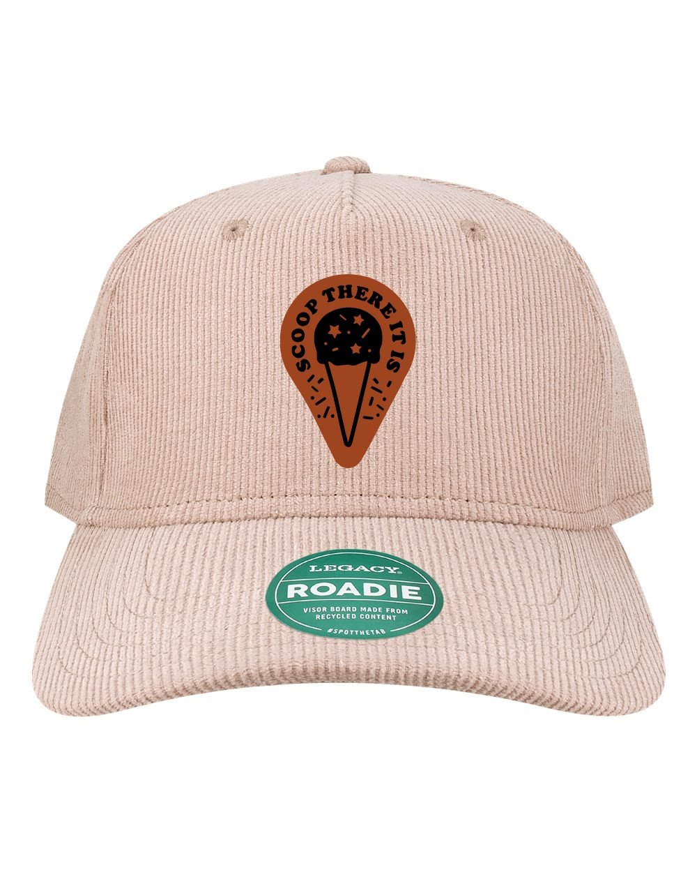 "Scoop There It Is" Corduroy Cap