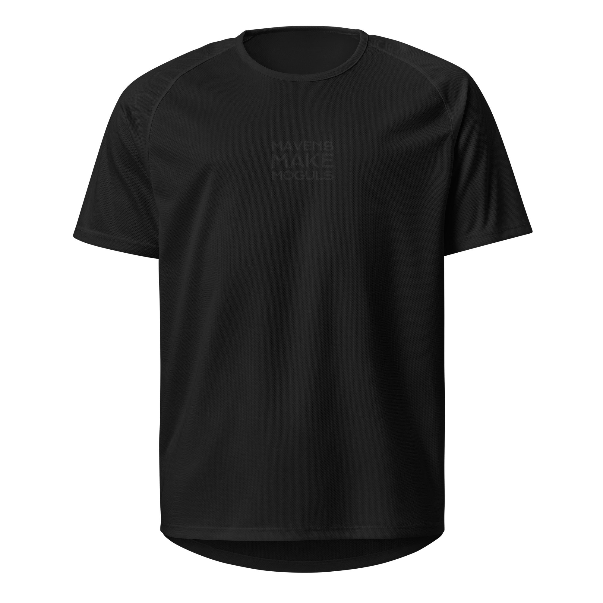Mavens Make Moguls Black on Black Unisex Sports Jersey