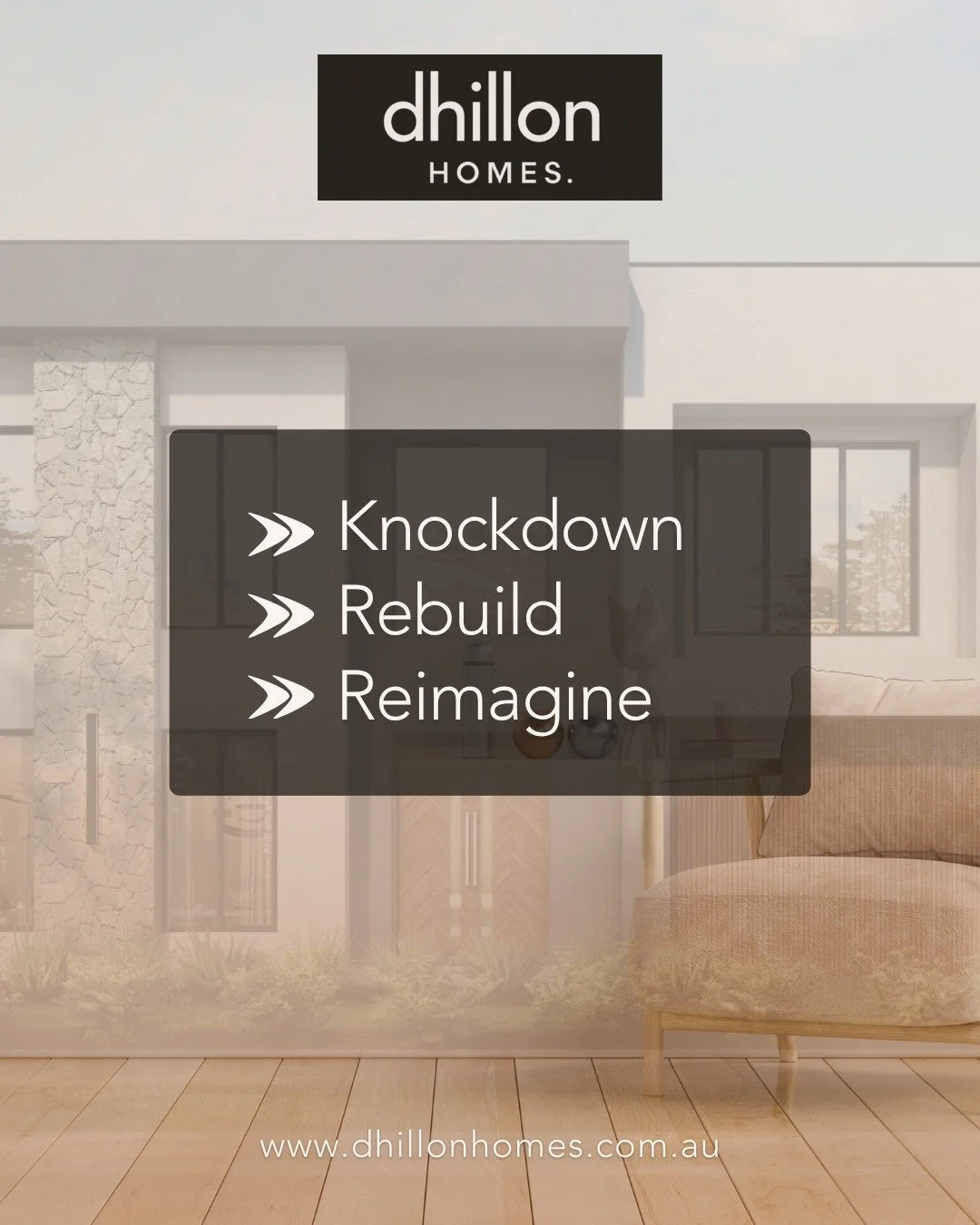 Love your location but need a fresh start? 🏗️ Our Knockdown Rebuild service lets you stay in your favourite area in a brand-new home designed for your lifestyle! 🏡💪

Visit dhillonhomes.com.au or call 📞 0342 390 909 today!
 
#knockdownrebuild #new