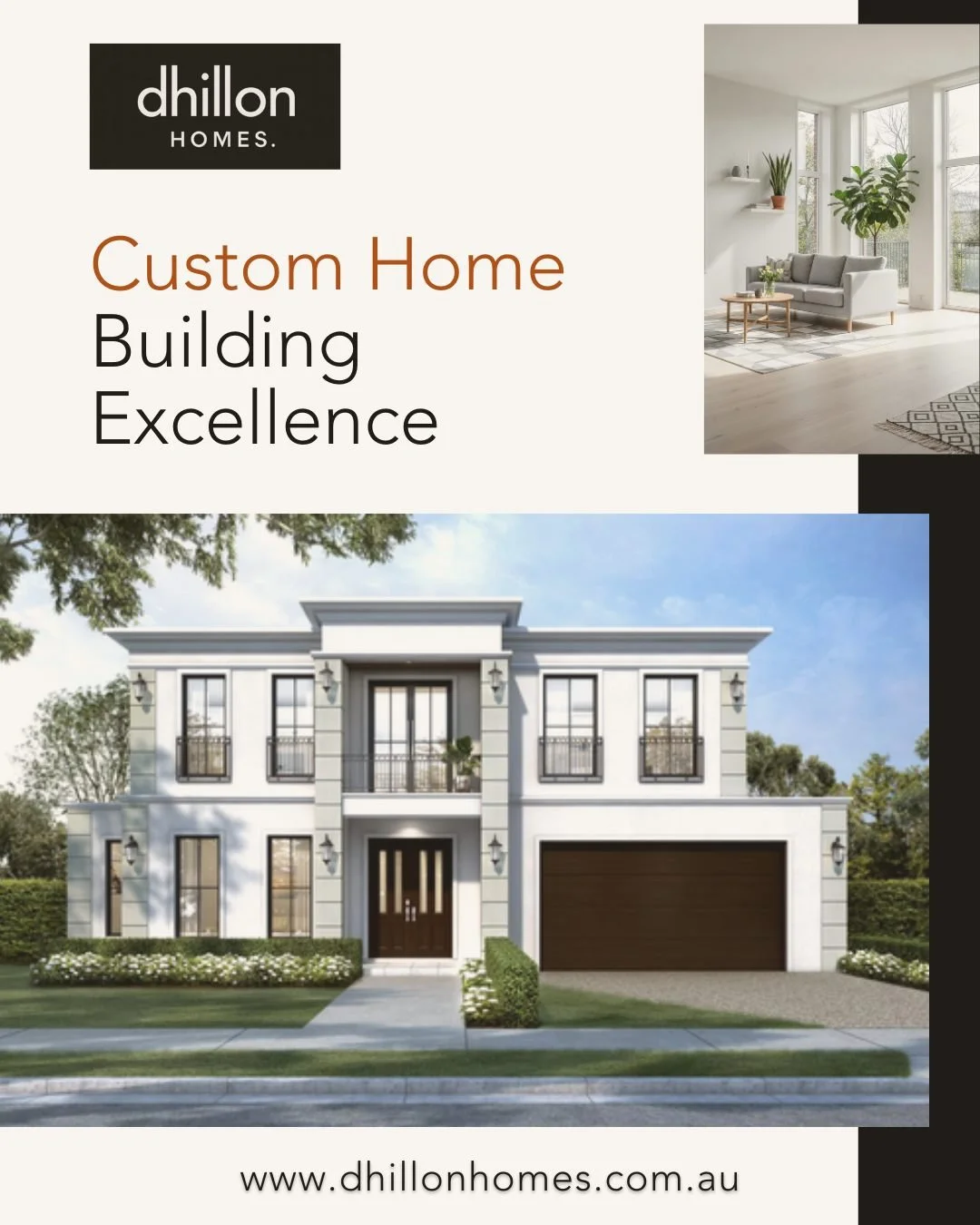 Dhillon Homes delivers custom homes designed to reflect individual lifestyles with precision and architectural clarity. Each project is guided by strong planning, transparent processes and a commitment to structural integrity. 

Our team ensures a se