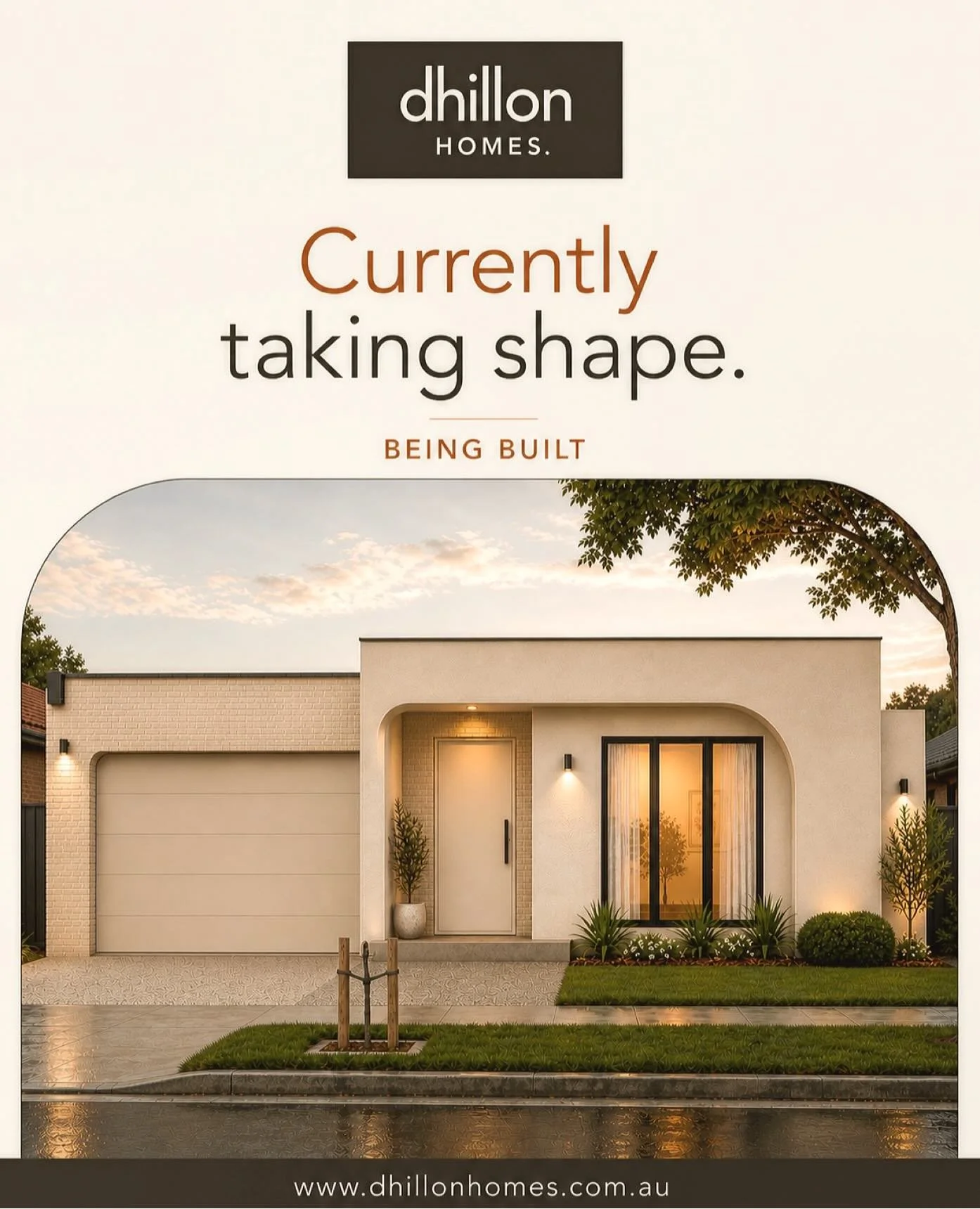 Clean curves. Neutral tones. Strong street presence.

Timeless design for modern living.

Upcoming project #Dhillon Homes.