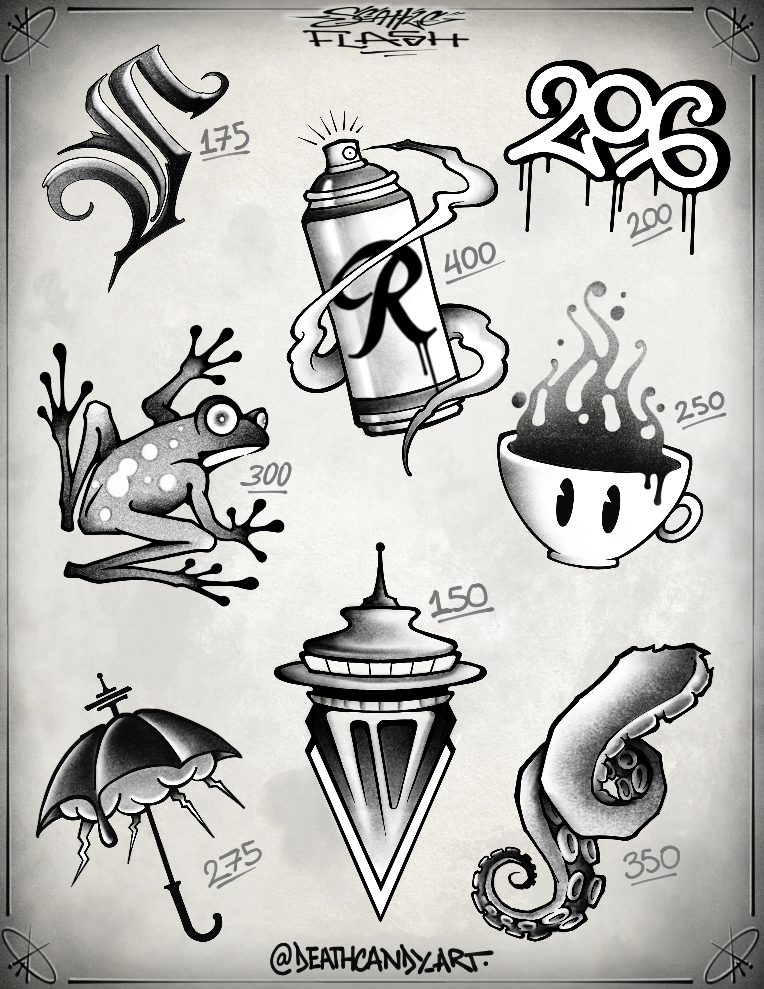 Connor Seattle Flash Tattoos
