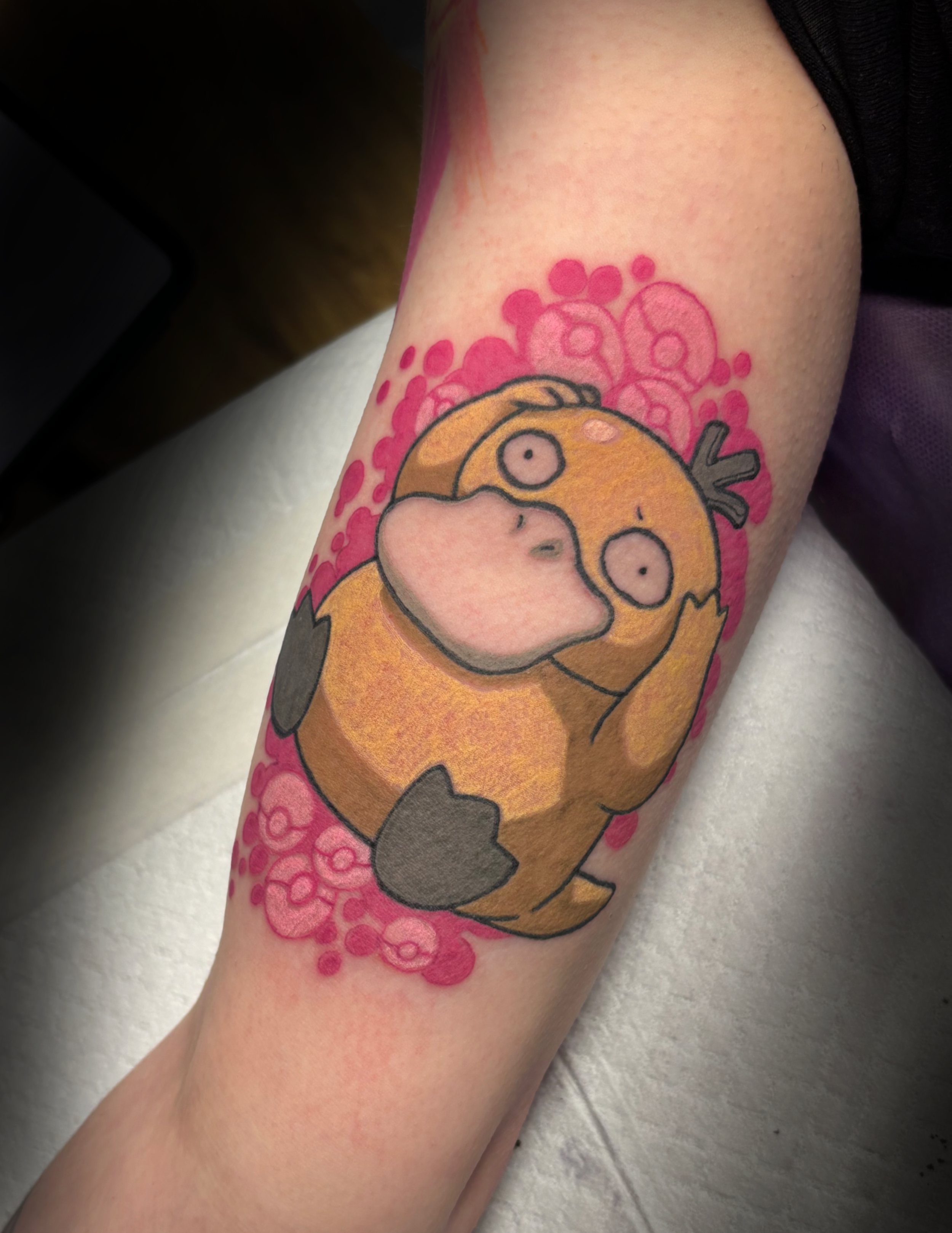 psyduck pokemon tattoo