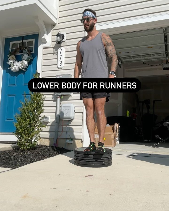 Lower Body For Runners 🚀

What&rsquo;s gonna happen first&hellip; a neighbor joins me or tells me to turn down the damn country music 🤣
&mdash; 

This is how you strength train to improve your running performance 🫡 

💯Step Down Lateral + Forward
