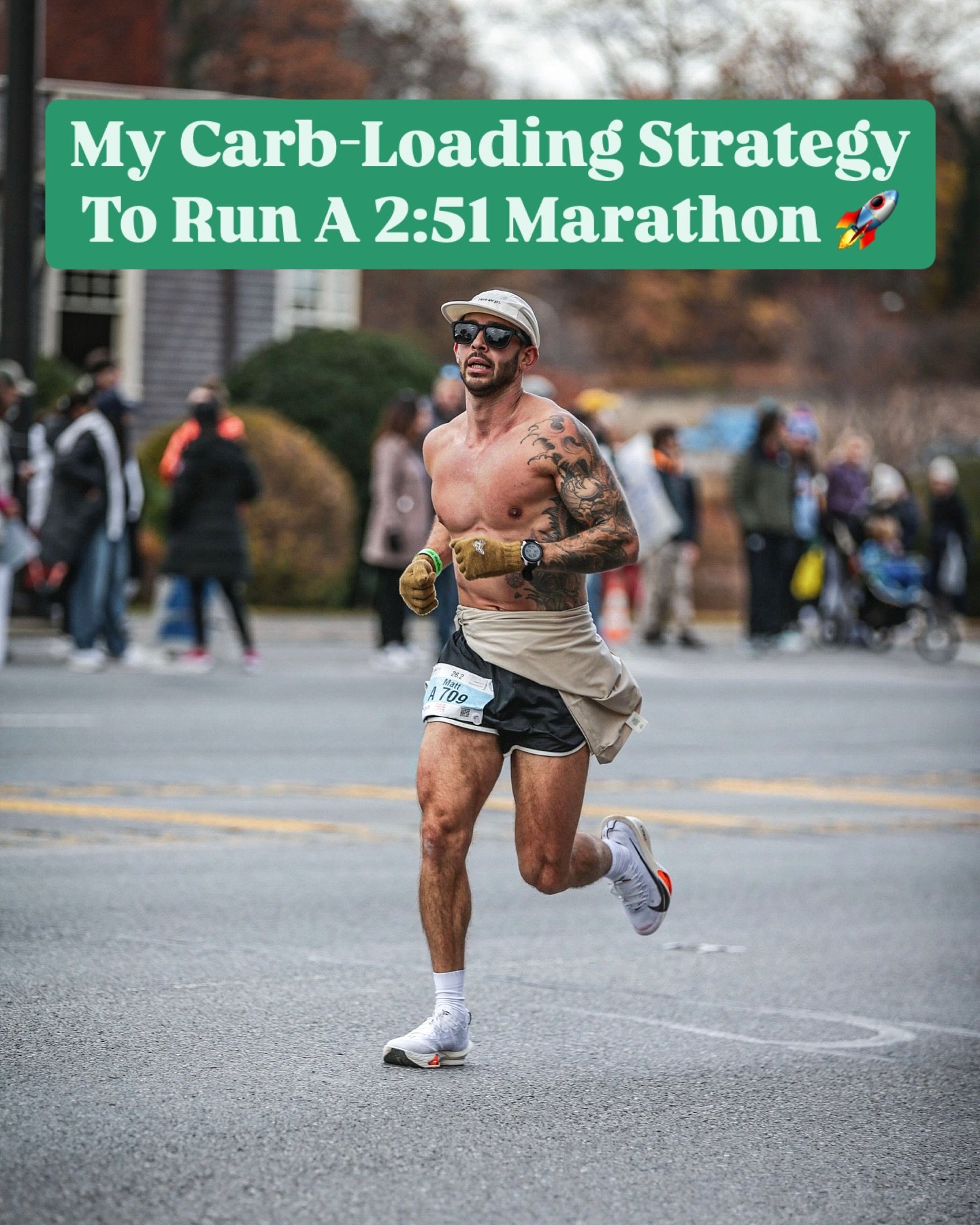 Philly Marathon Recap: Part III - The Carb Load

Super shoes might make you faster, but they ain&rsquo;t gonna prevent that wall from hitting 😉&hellip; this is why carb loading is my favorite way to boost performance. 🍞🥣🏃&zwj;♂️

⛽️ Why carb-load