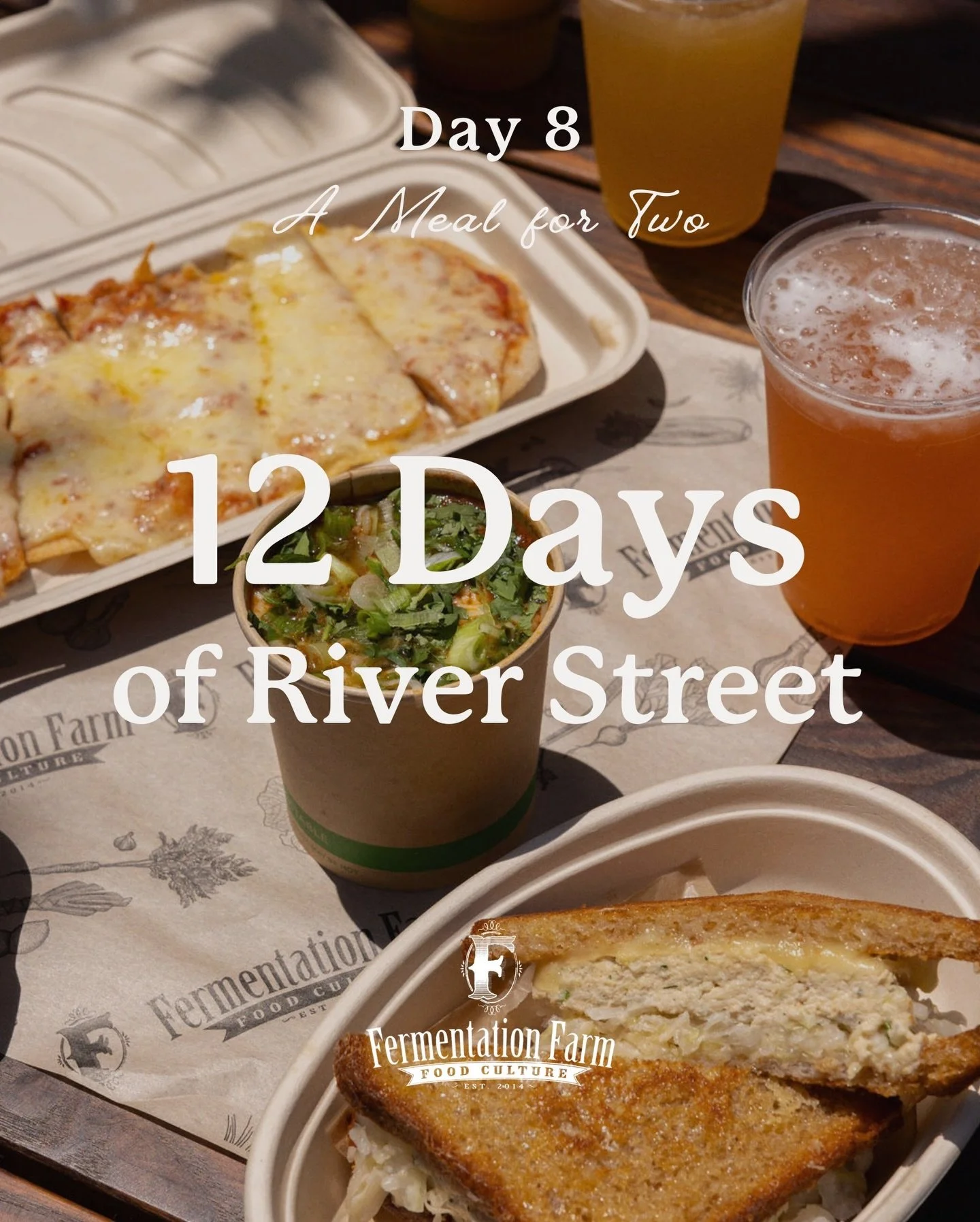 Day 8 of 12 Days of River Street is here with something wholesome + delicious! 

Today, @ferm.farm is giving away a meal for two &mdash; the perfect way to enjoy real, nourishing food this season.

How to enter:
&bull; Like &amp; save this post
&bull