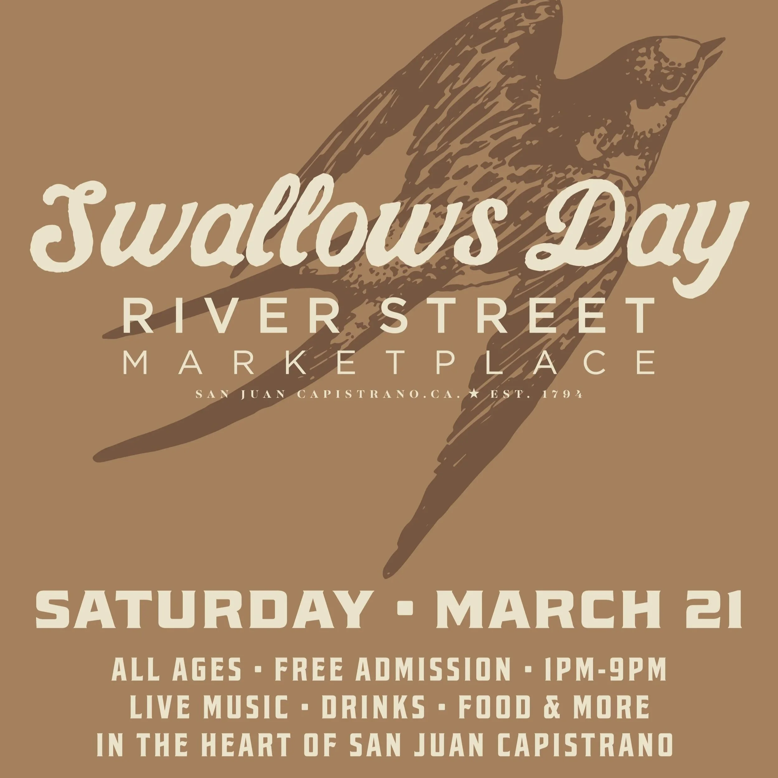 Swallows Day at River Street Marketplace