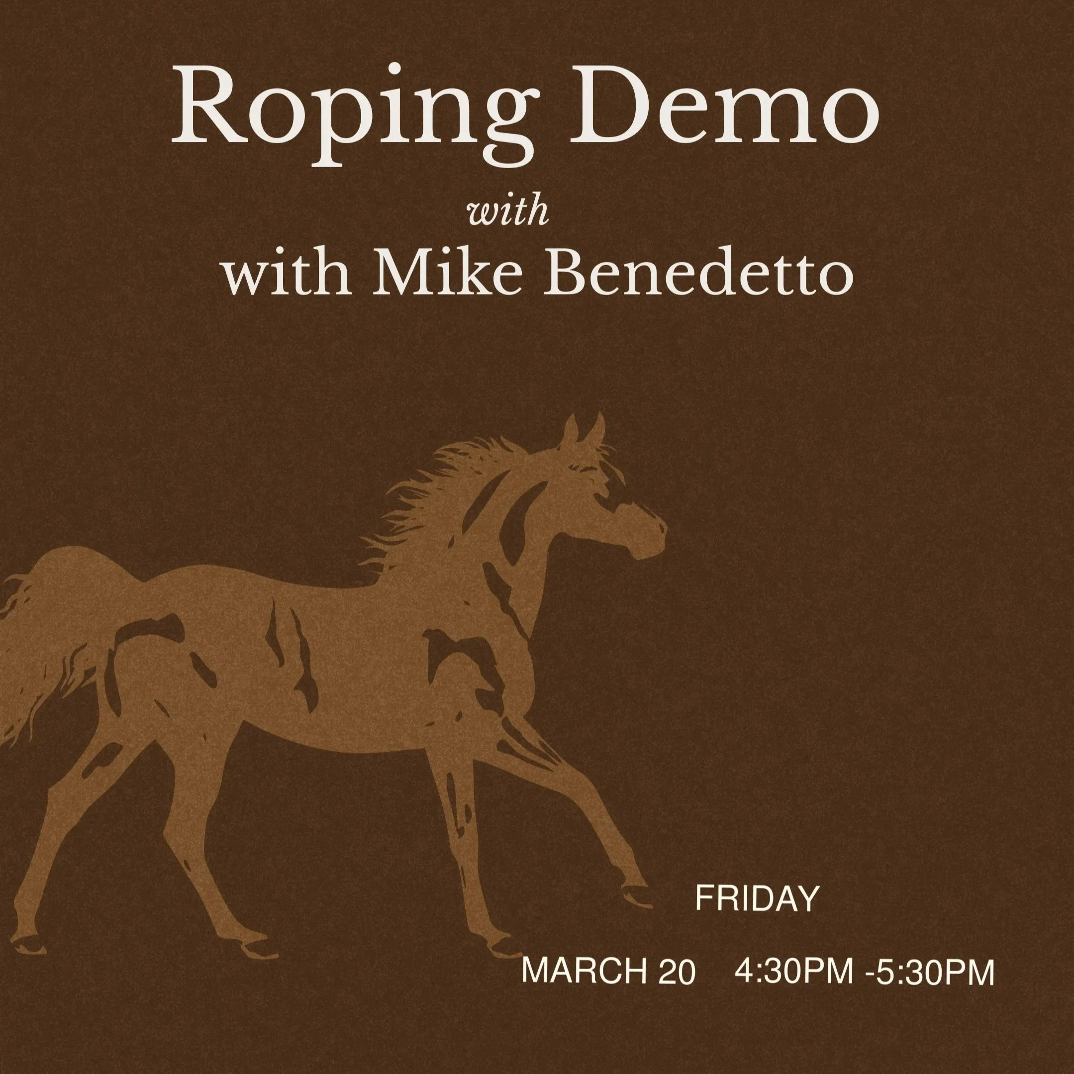 Pre - Swallows Day: Roping Demo