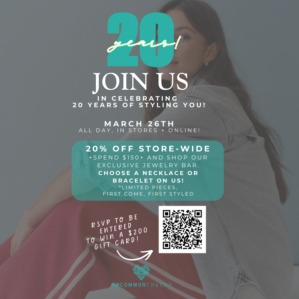 Shop Common Thread Turns 20!