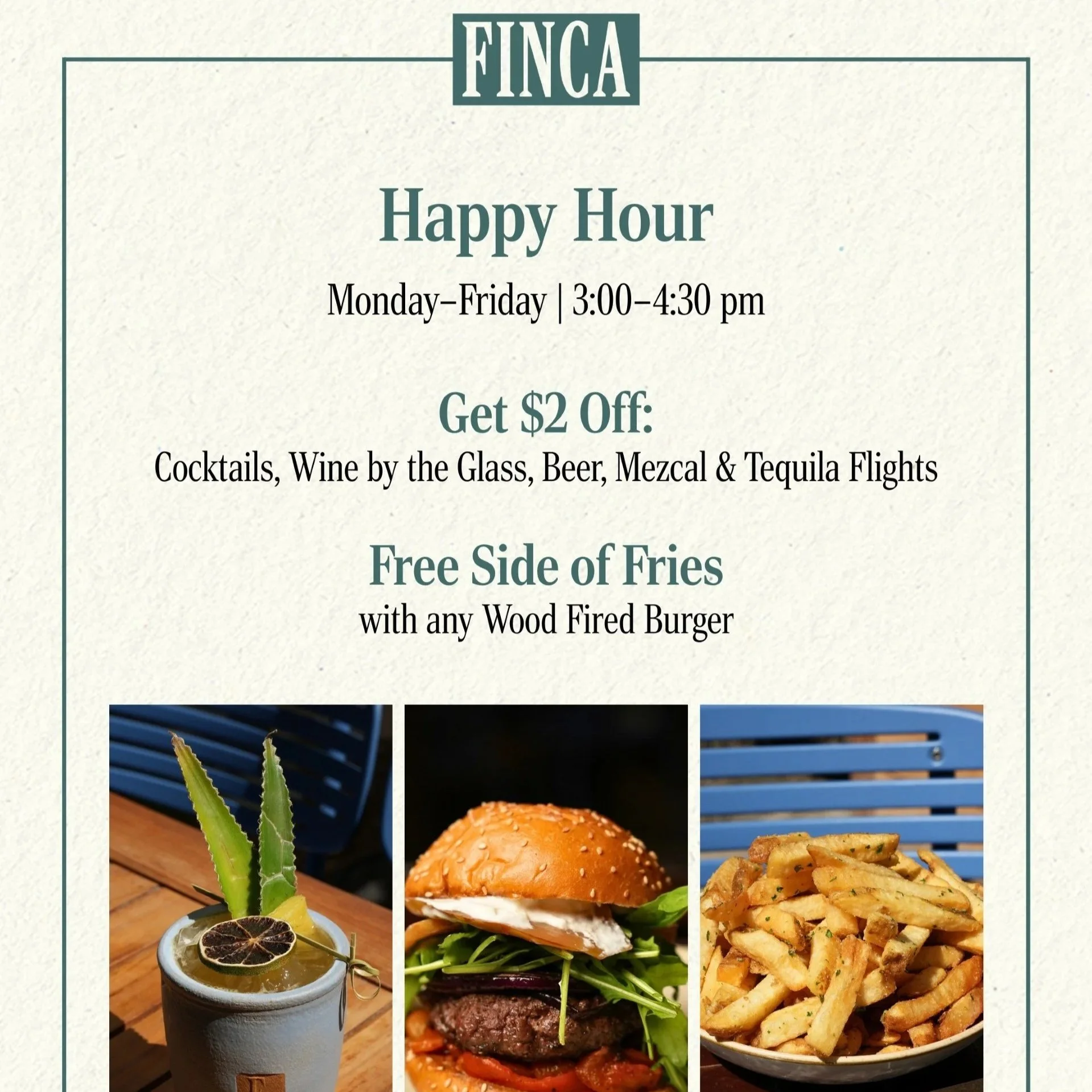 Finca Happy Hour
