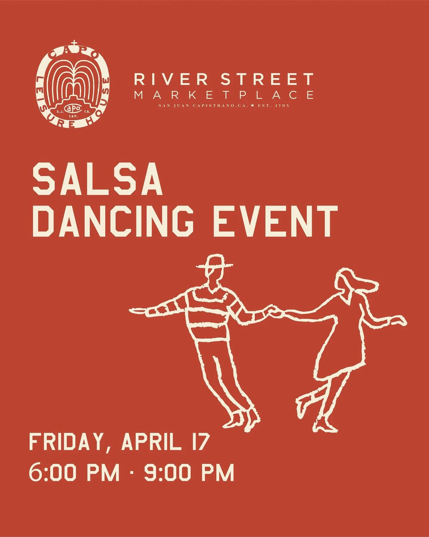 Salsa night is back!

Join us next Friday for an evening of music, dancing, and good vibes at River Street.

Friday, April 17
6&ndash;9 PM
Free RSVP (link in bio)

Tag your dance partner and we&rsquo;ll see you there!