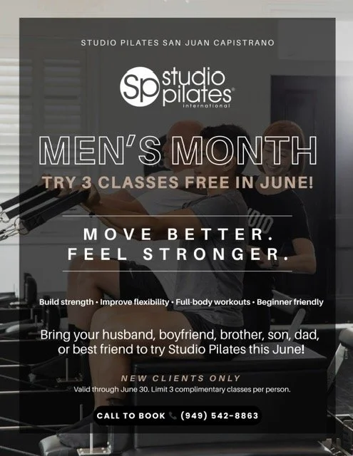 Studio Pilates Men’s Month