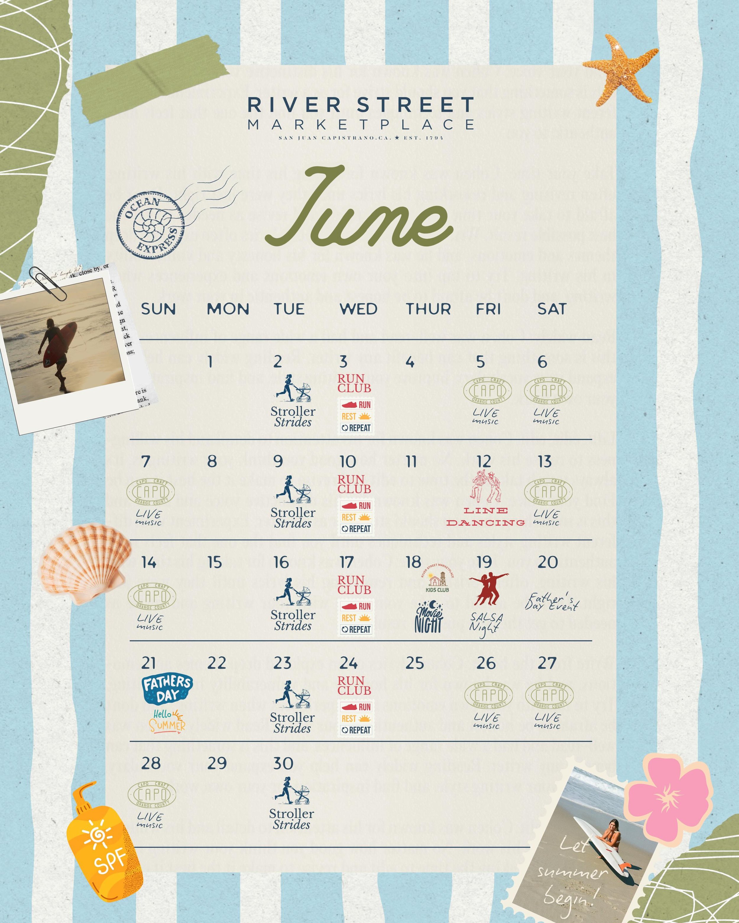 Summer Starts Here at River Street Marketplace! 🌊☀️

June is packed with fun for the whole family! Whether you&rsquo;re looking for a fun night out, family-friendly activities, or a way to connect with the community, there&rsquo;s something happenin