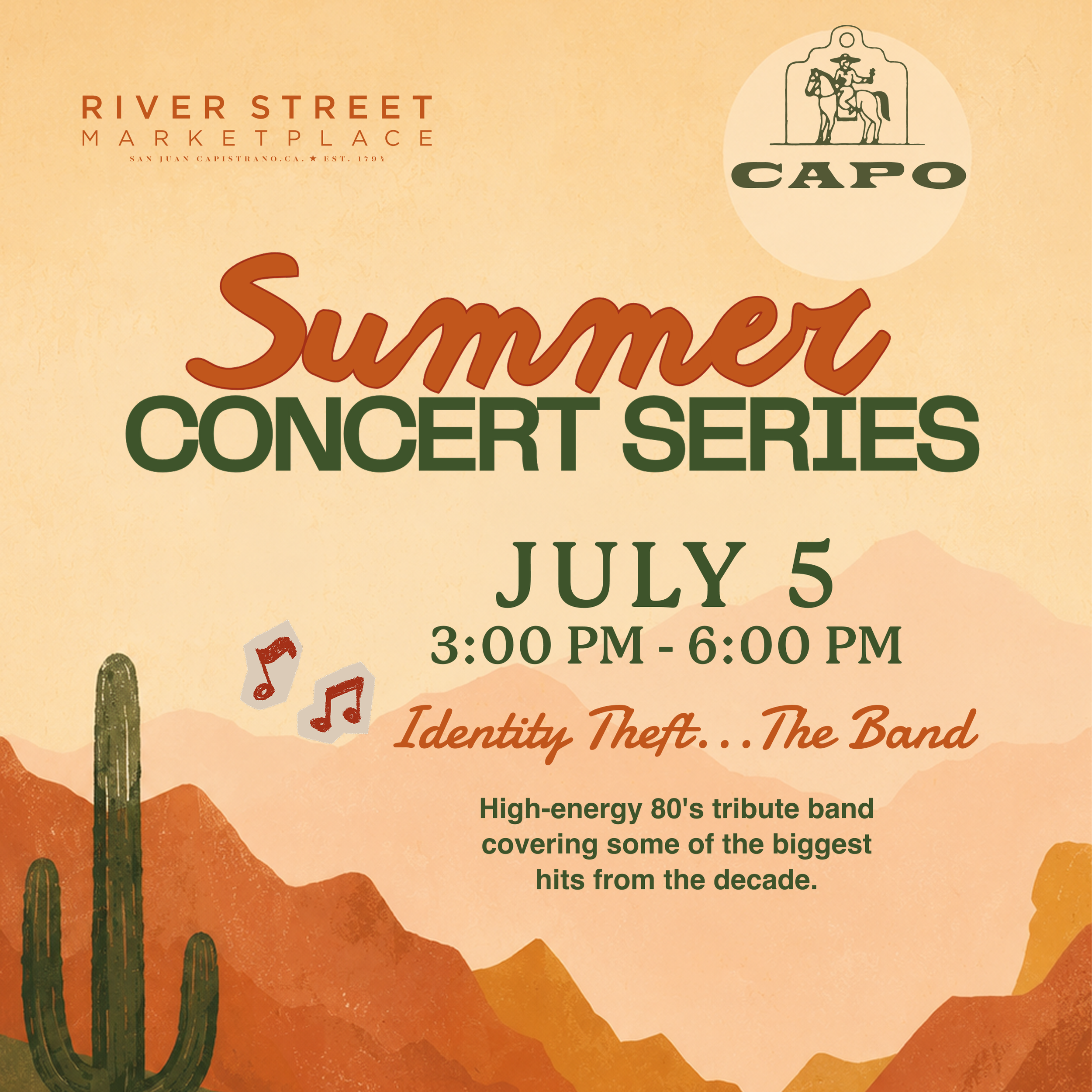 Summer Concert Series: Identity Theft… The Band 