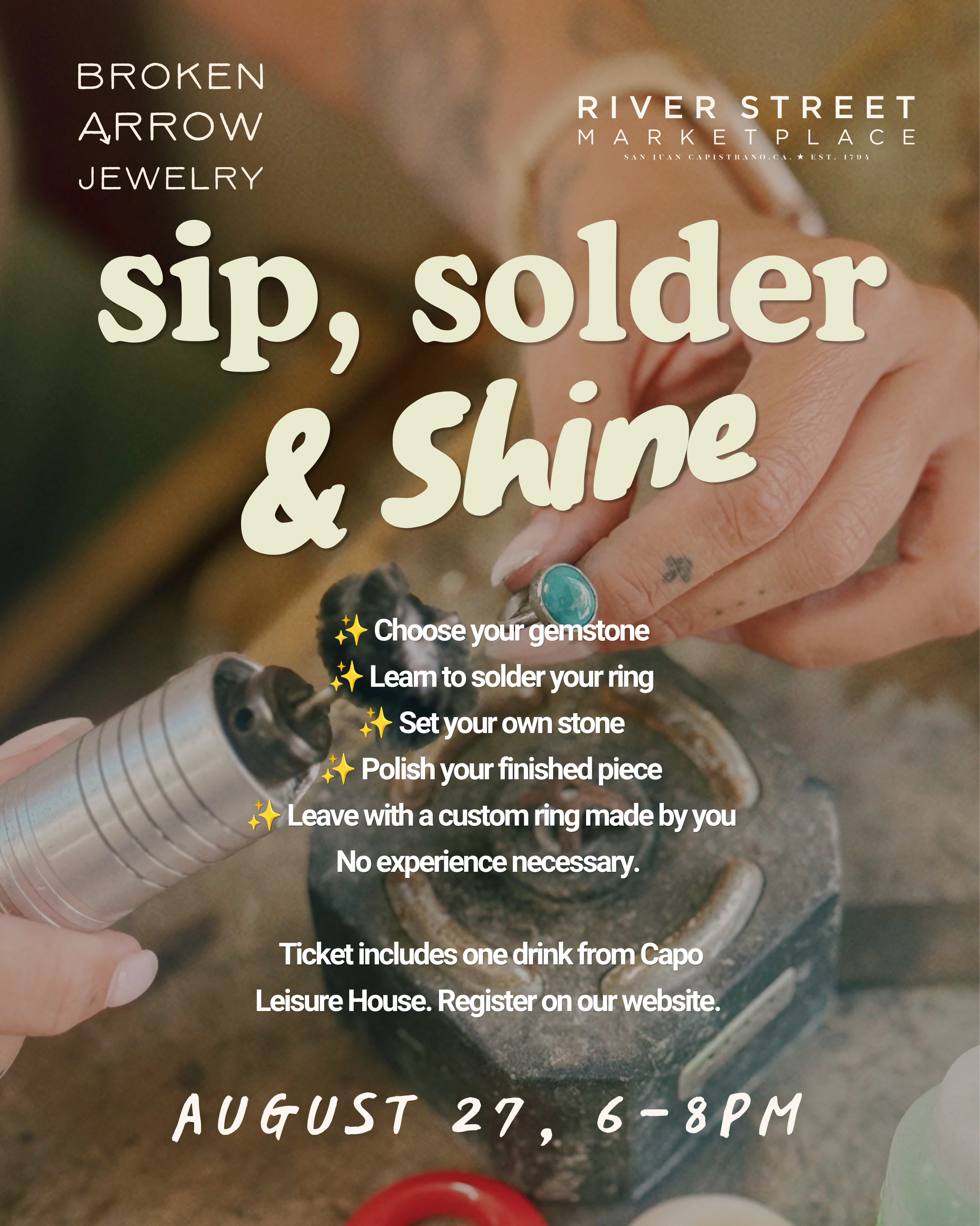 Sip, Solder &amp; Shine