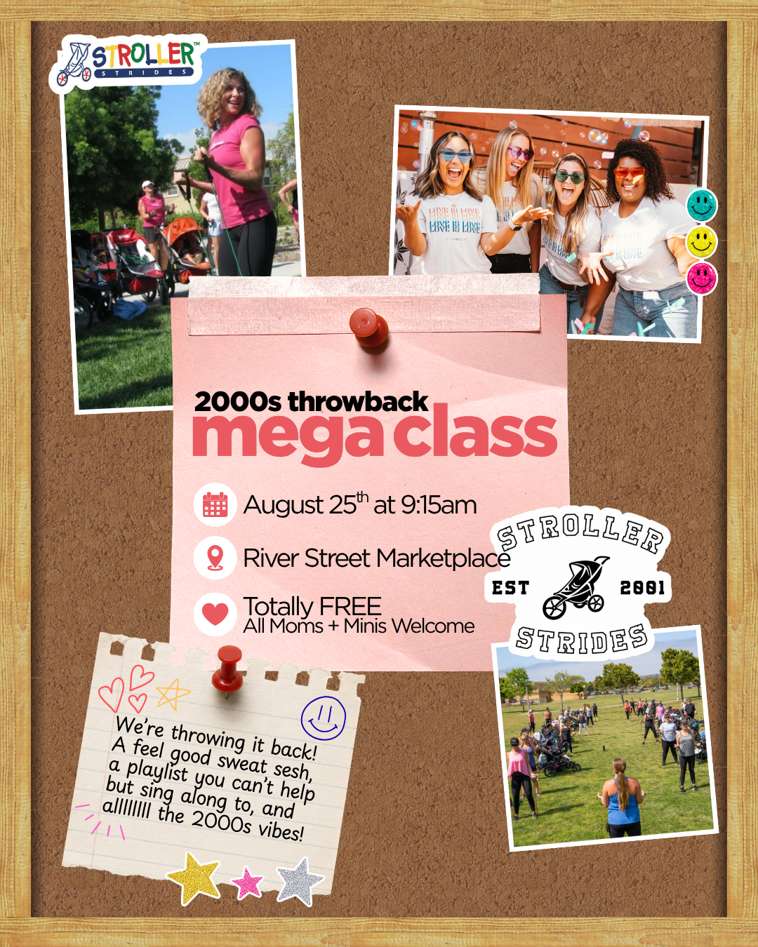 Stroller Strides - 2000s Throwback Mega Class