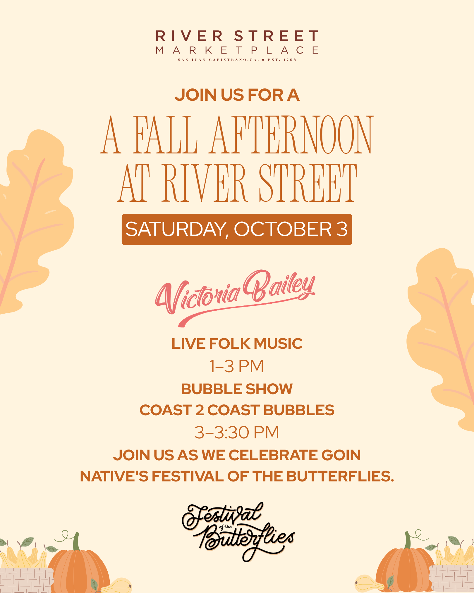 Festival Of The Butterflies at River Street
