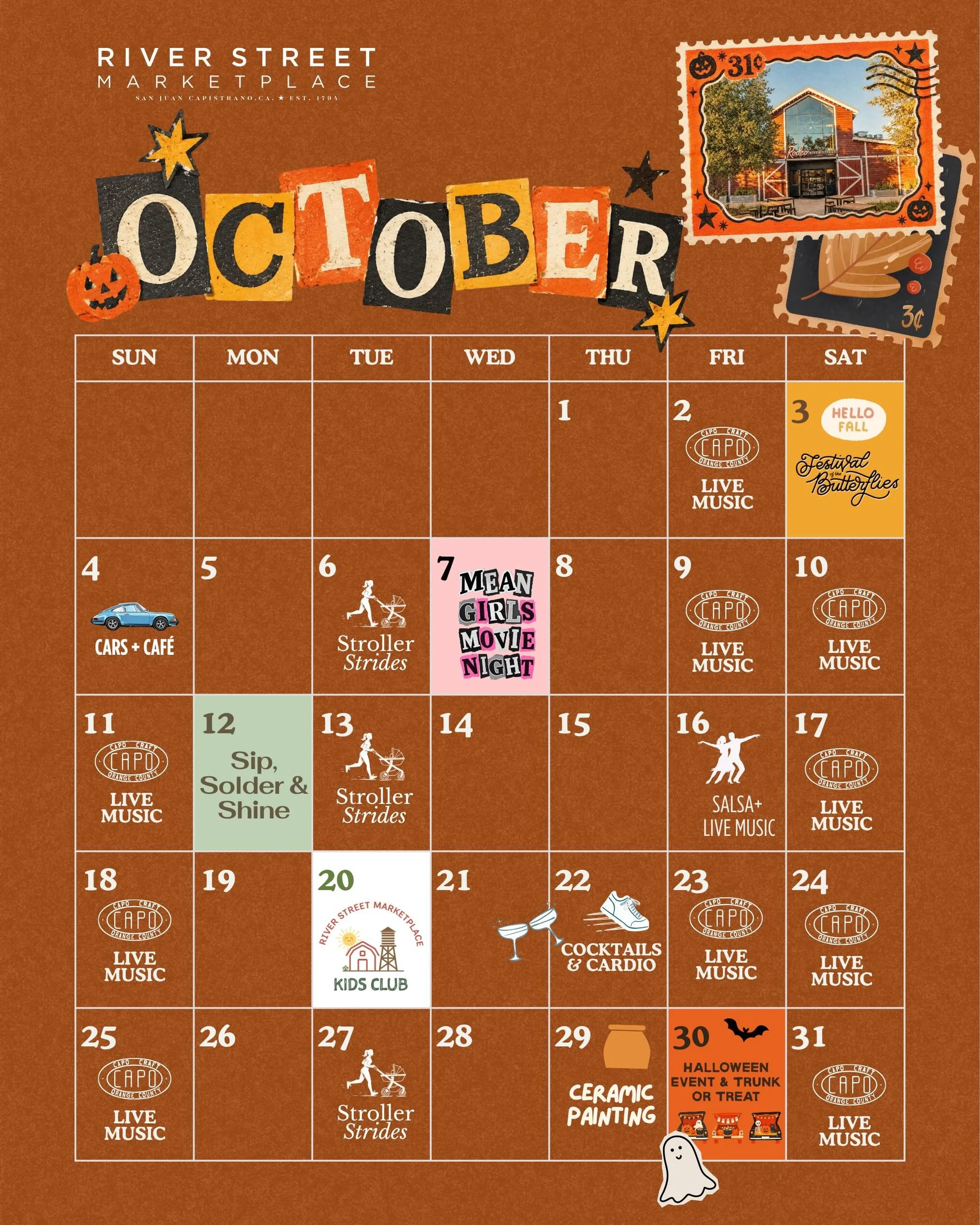 October at River Street 🍂

Our calendar is packed all month long with live music, family fun, fitness, food, and a little Halloween fun.

Swipe through to see what&rsquo;s happening this October at River Street Marketplace &rarr;

Save this post, se