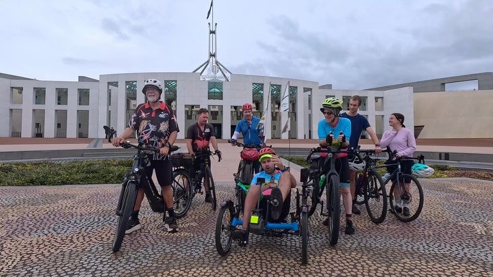 It&rsquo;s all happening on Tuesday, The 4 Points and the @strokefdn will have a chat to the pollies around childhood stroke, can&rsquo;t wait!

Thanks the Pink Galas for riding with us until the grave, it was an absolute pleasure having a yarn!

#ch