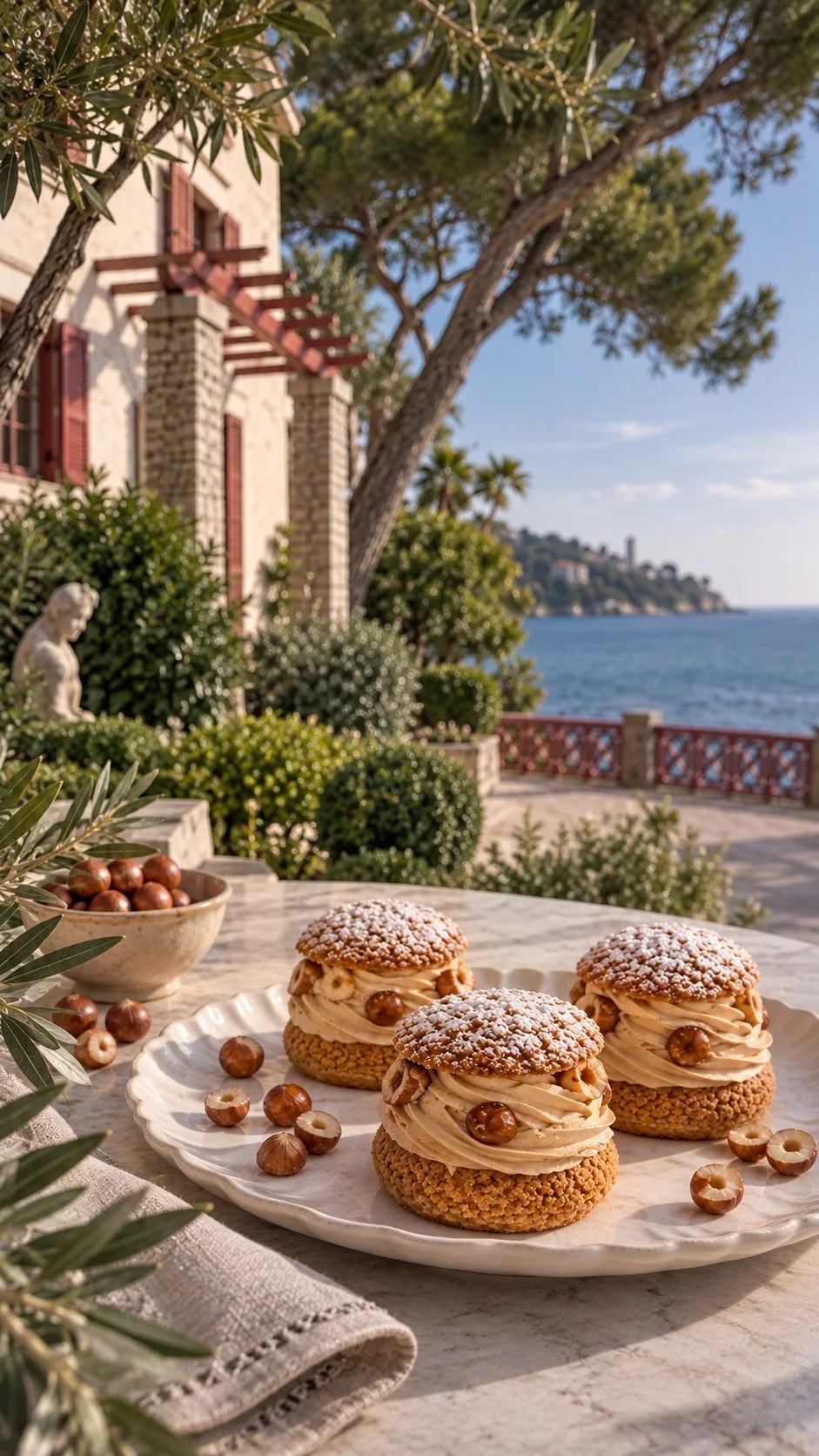 ATELIER GOURMAND  À LA VILLA KÉRYLOS :  CHOUX PARIS-BREST