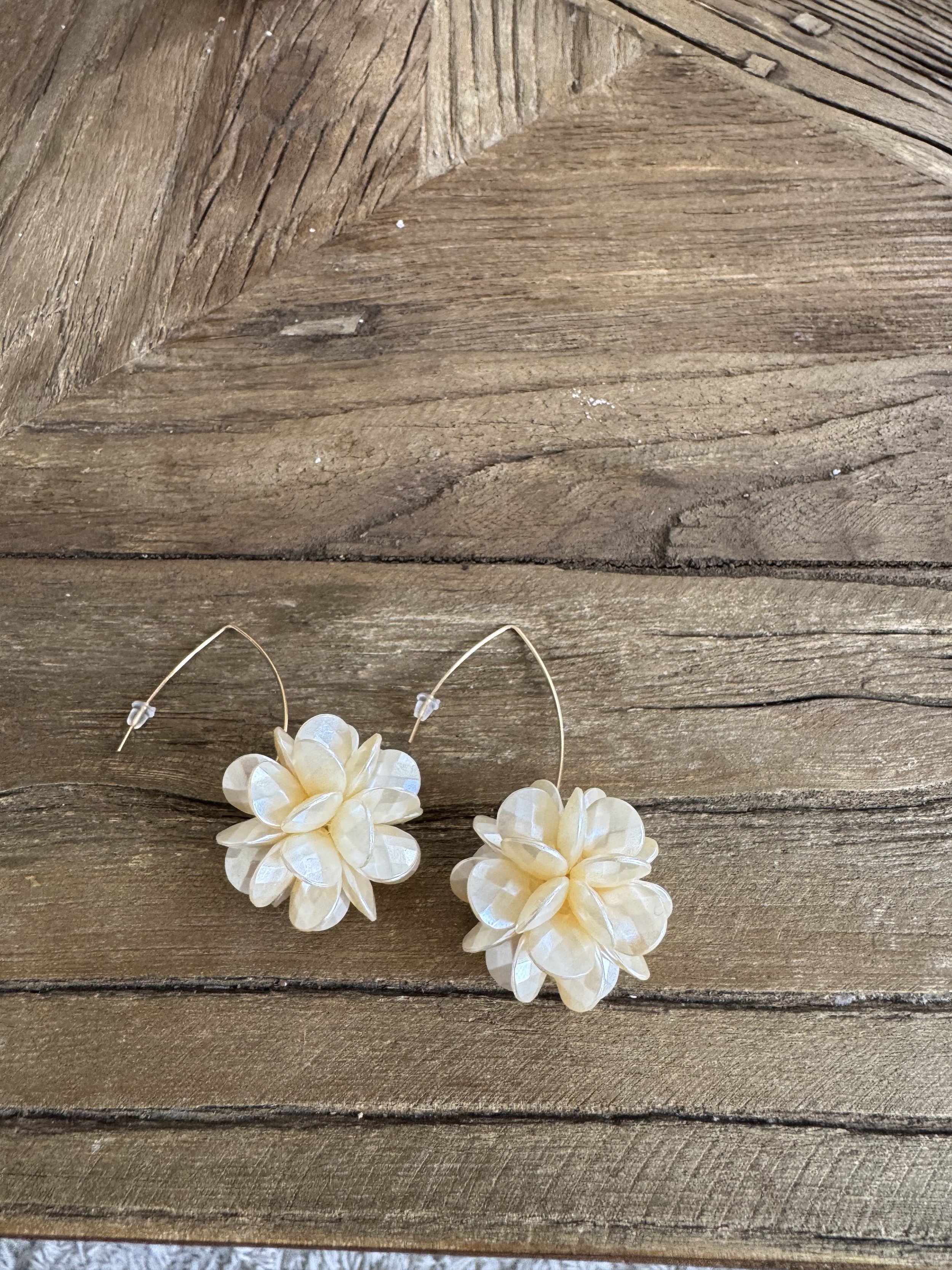 Pendientes flor