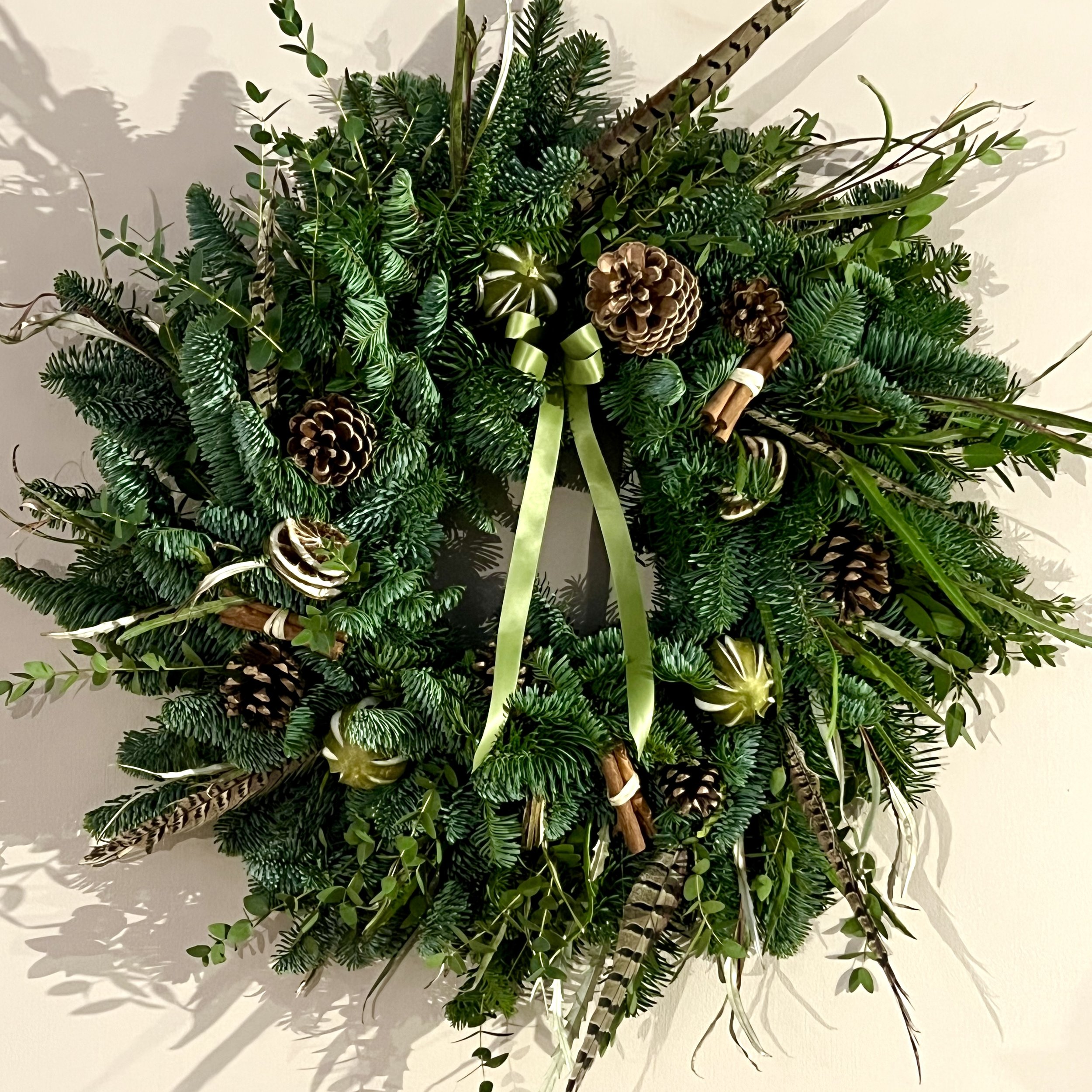 Green Harmony Christmas Wreath