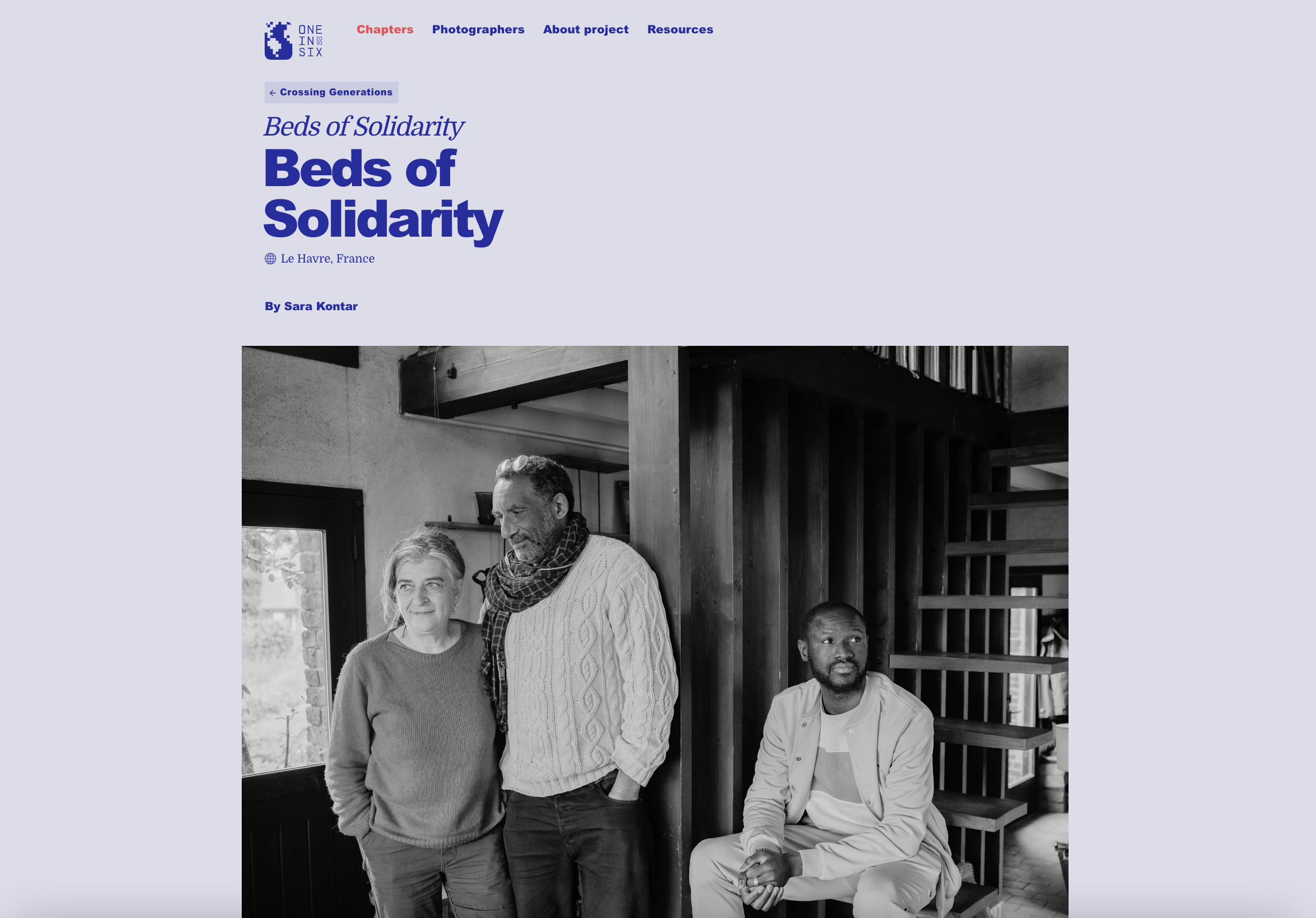 Beds of Solidarity for 1in6by2023 project