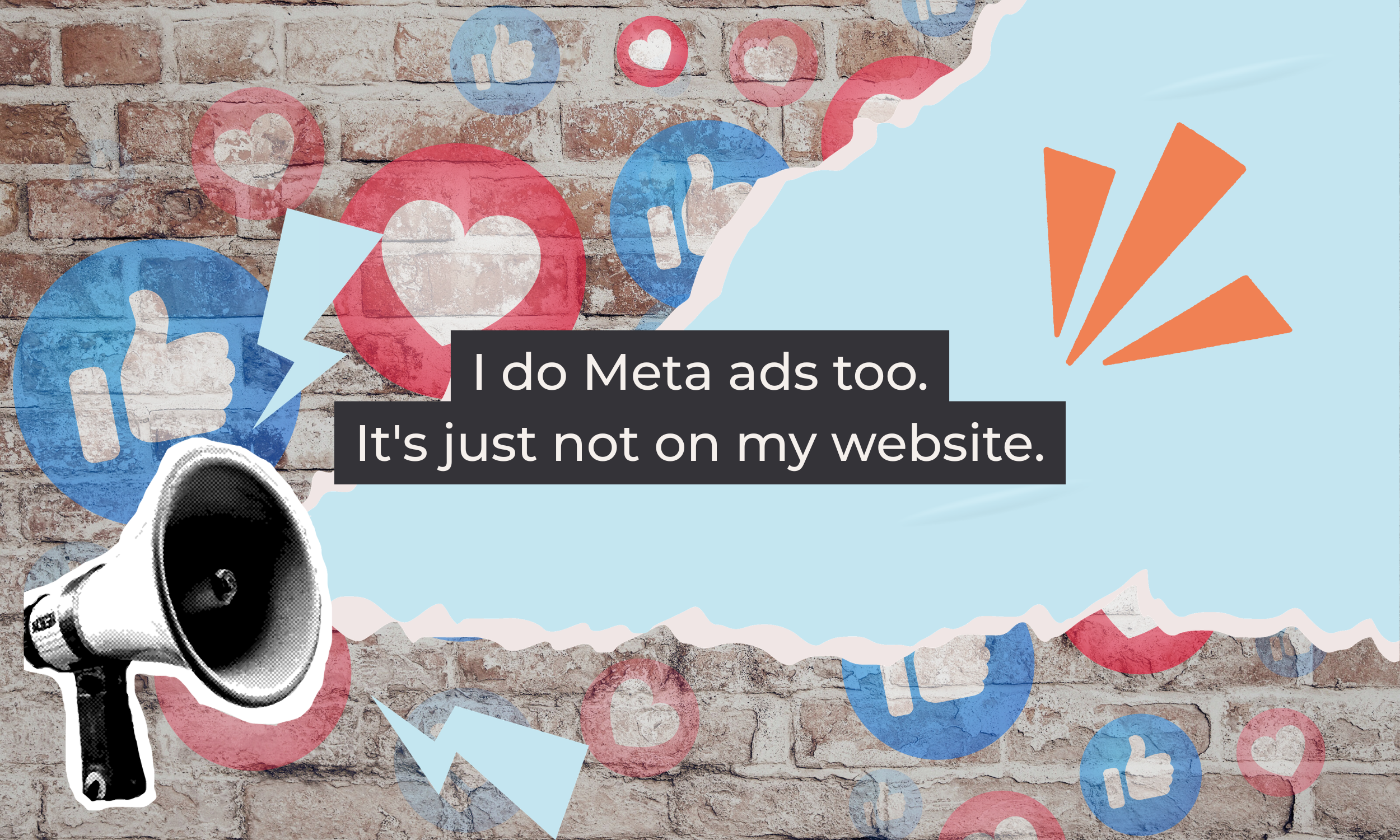I do Meta ads too. It's just not on my website.