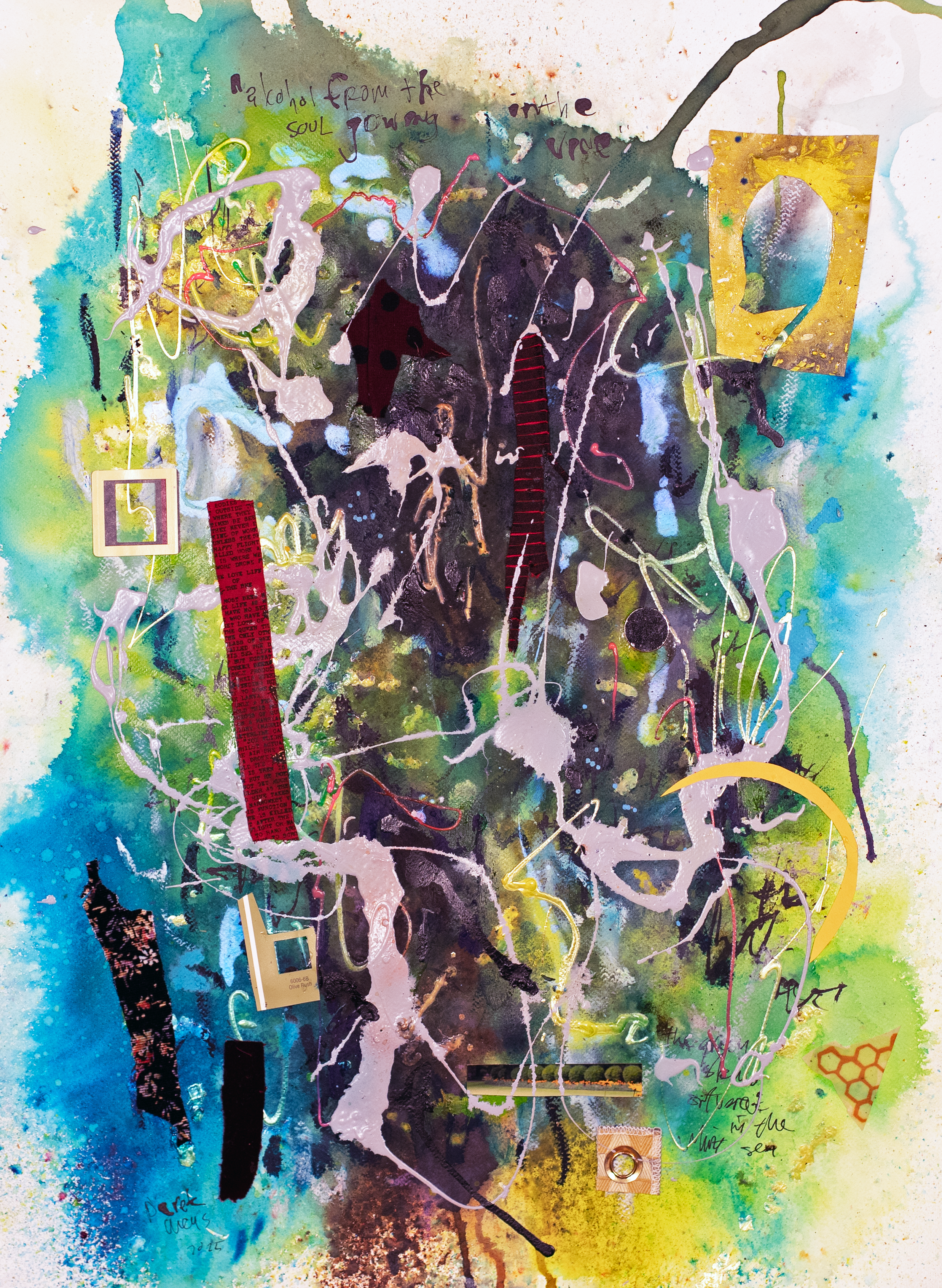 "alchohol in the soul growing in the vine"