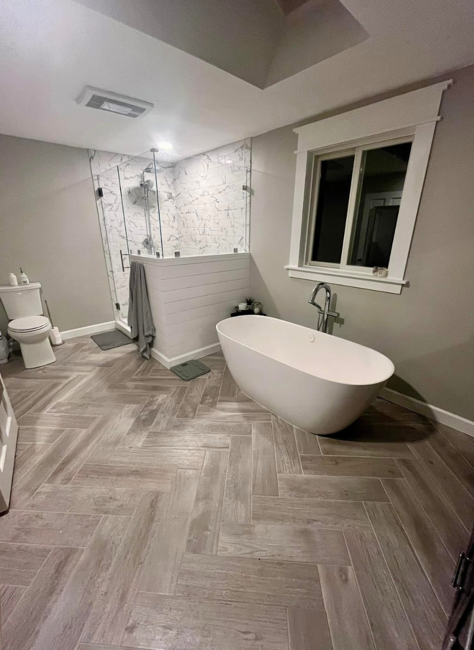 Bathroom Remodel at Smith Solutions Plumbing in Grafton MA