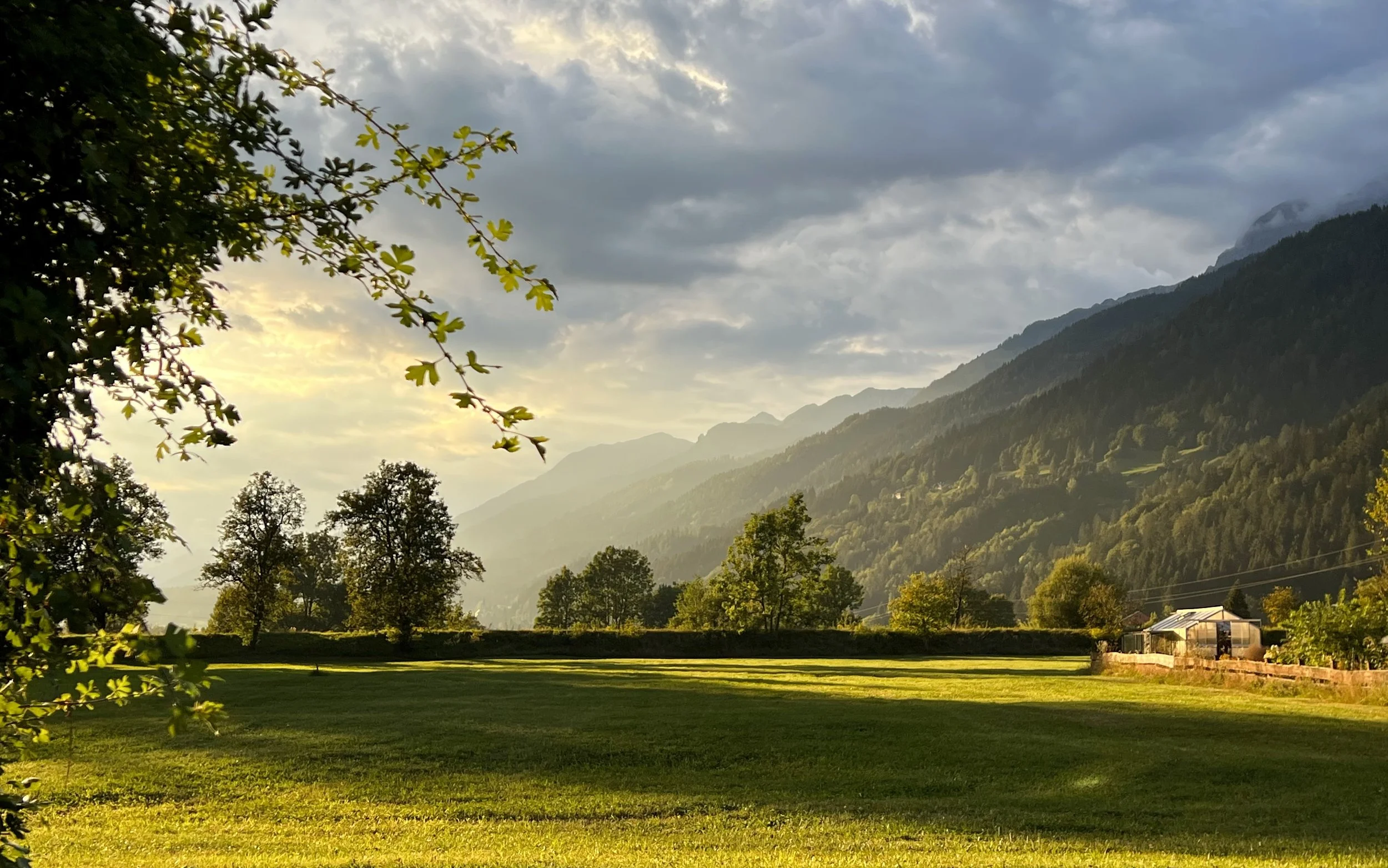 Gailtal late summer evening views. 