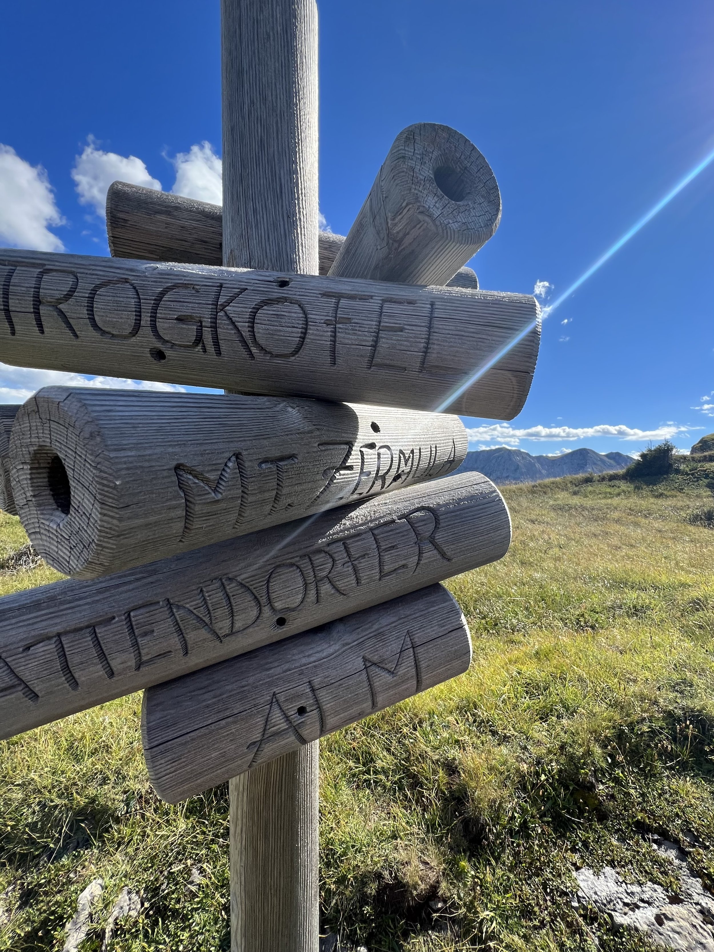 Mountain views in summer. 