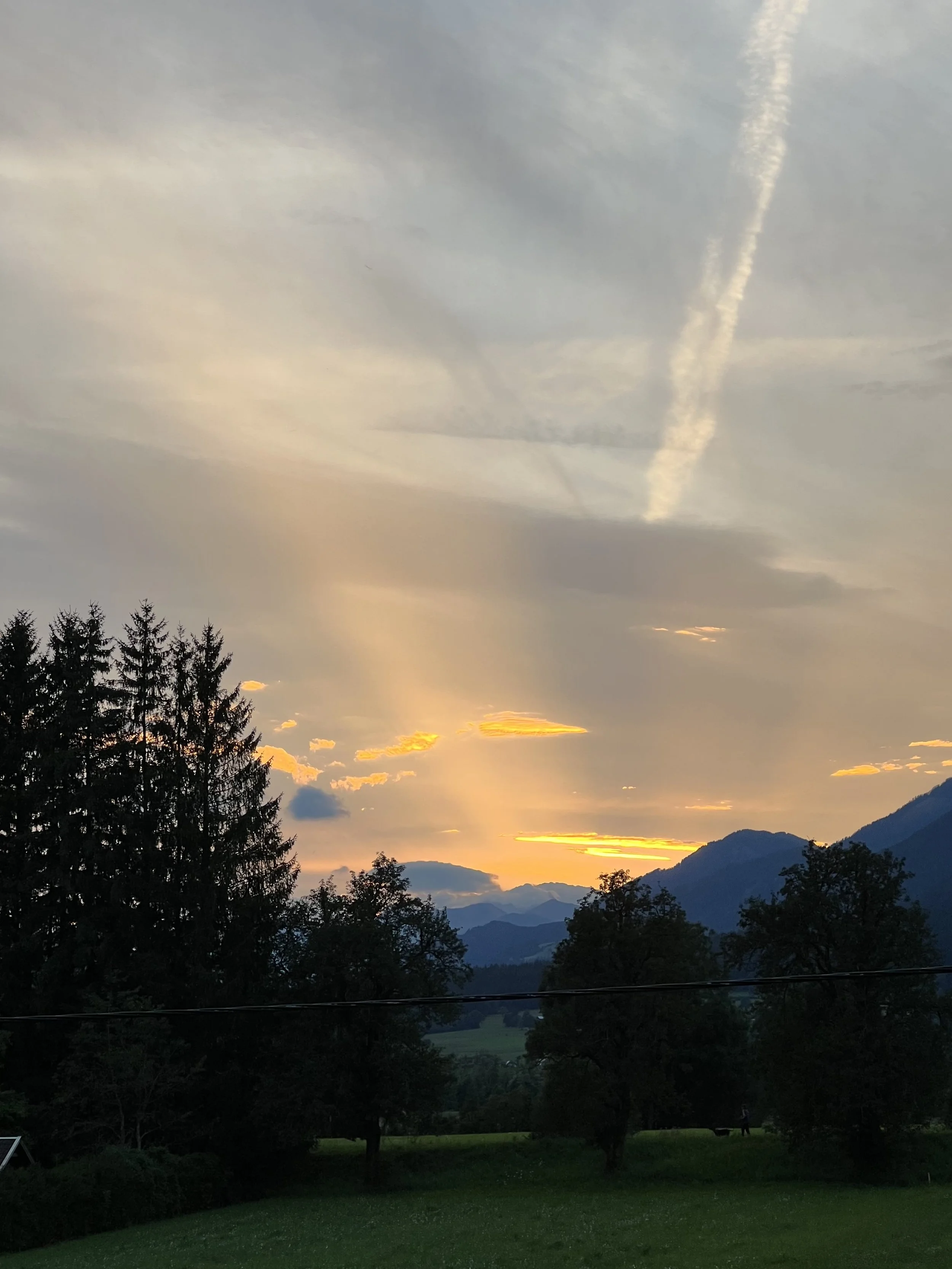 Gailtal sunset.