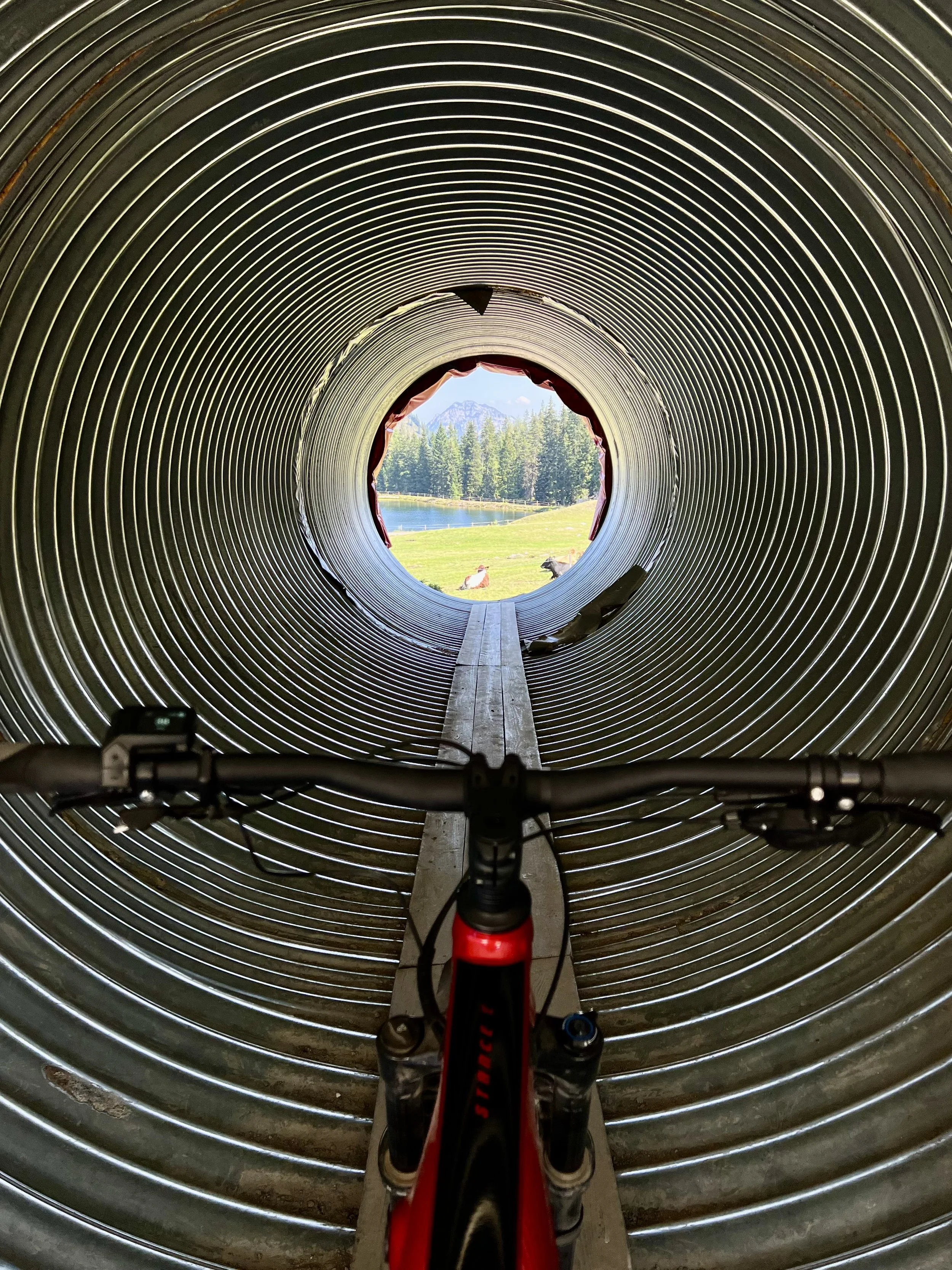 Nassfeld Bike Park in summer. 