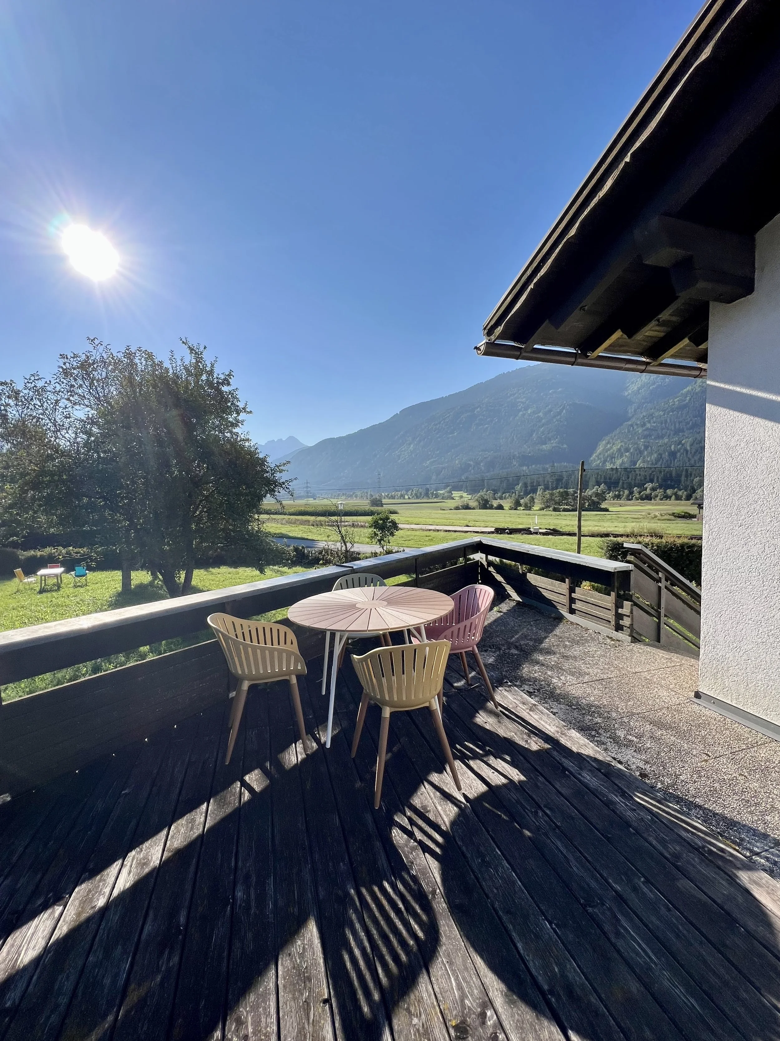 Balcony views at Nassfeld Blick.